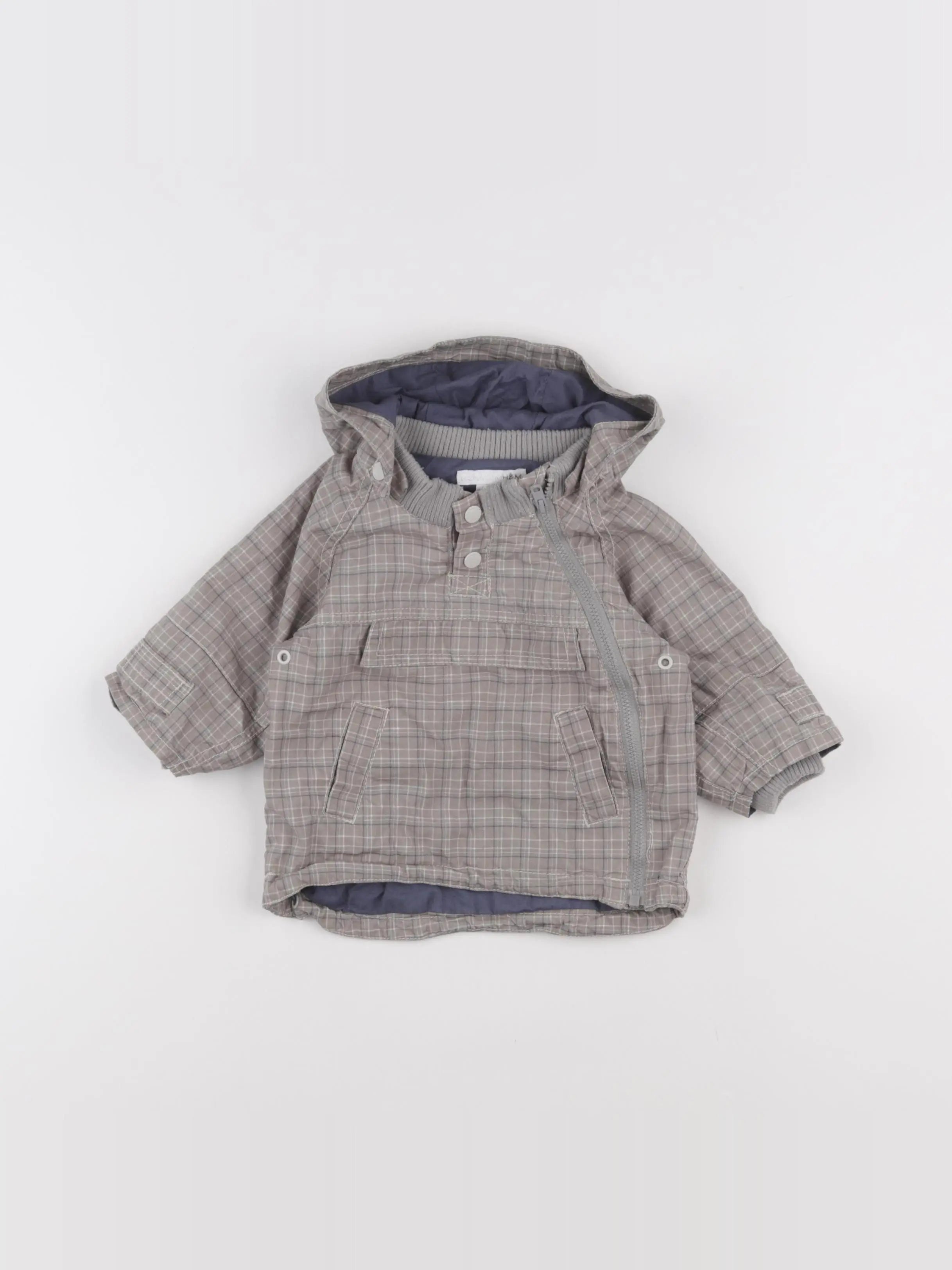 H&M - imperméable gris - 3 mois