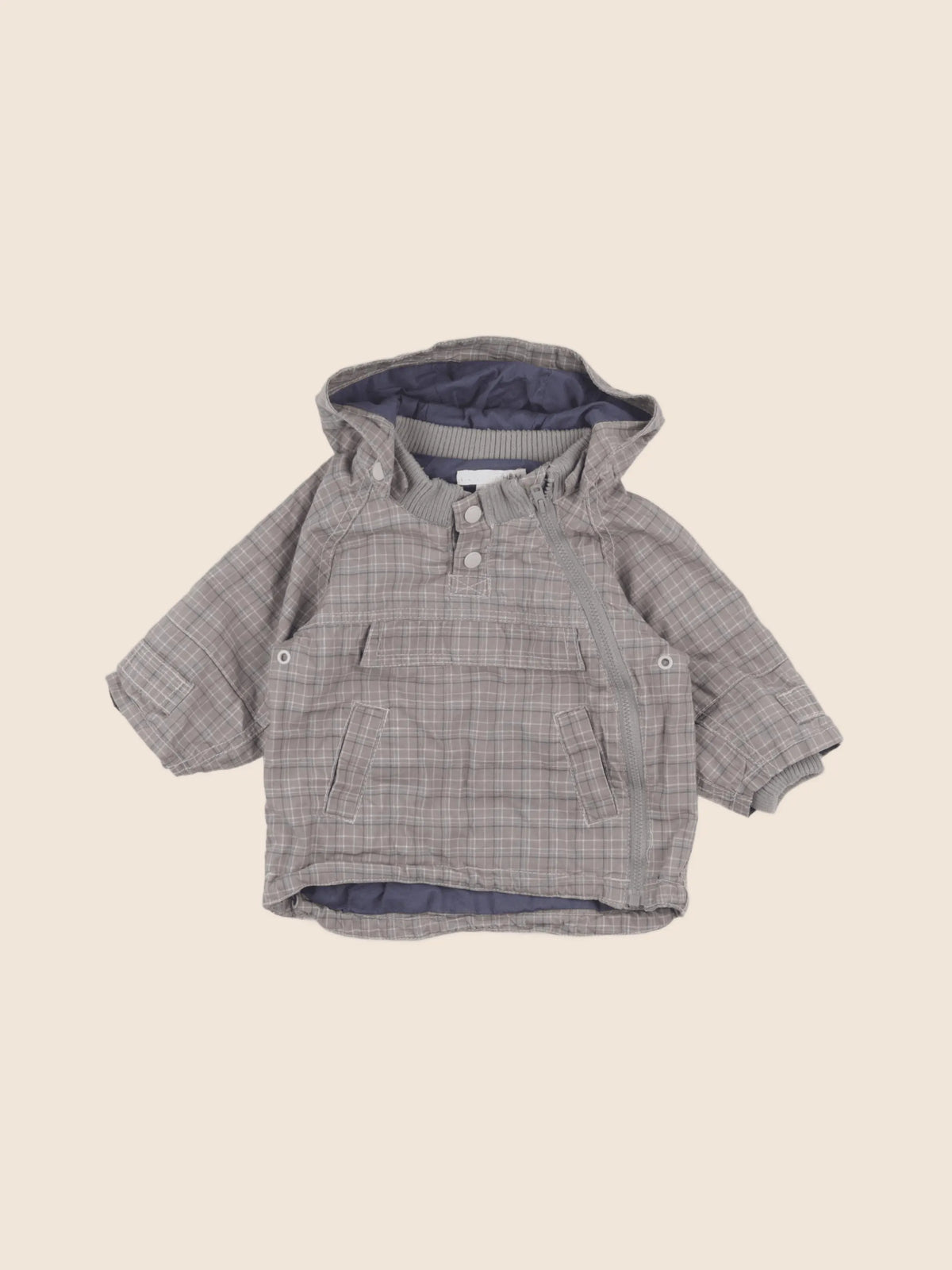 H&M - imperméable gris - 3 mois