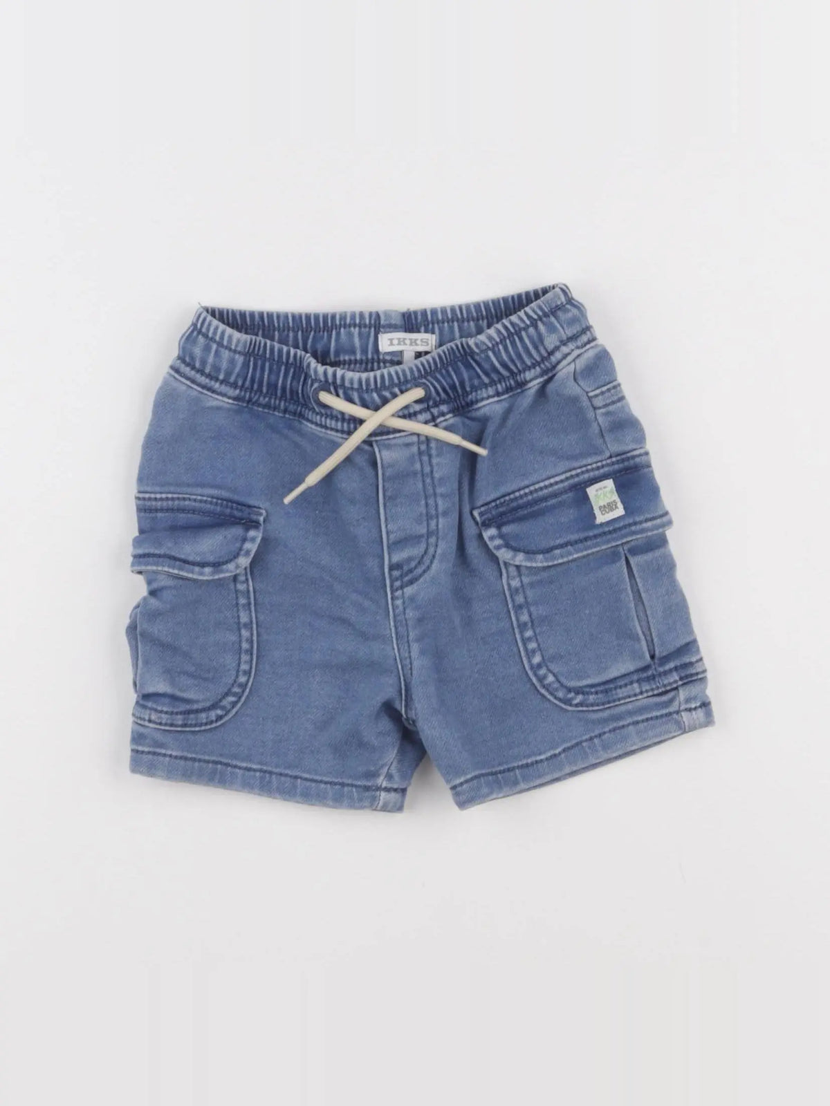 IKKS - short bleu - 18 mois