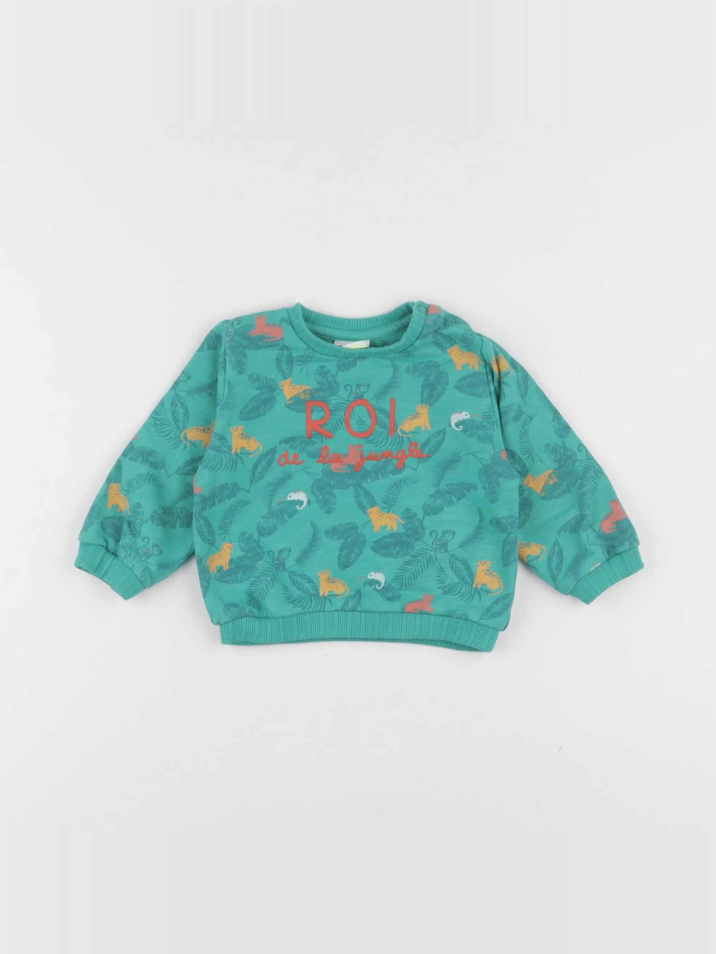 Tape à l'oeil - sweat vert - 6 mois
