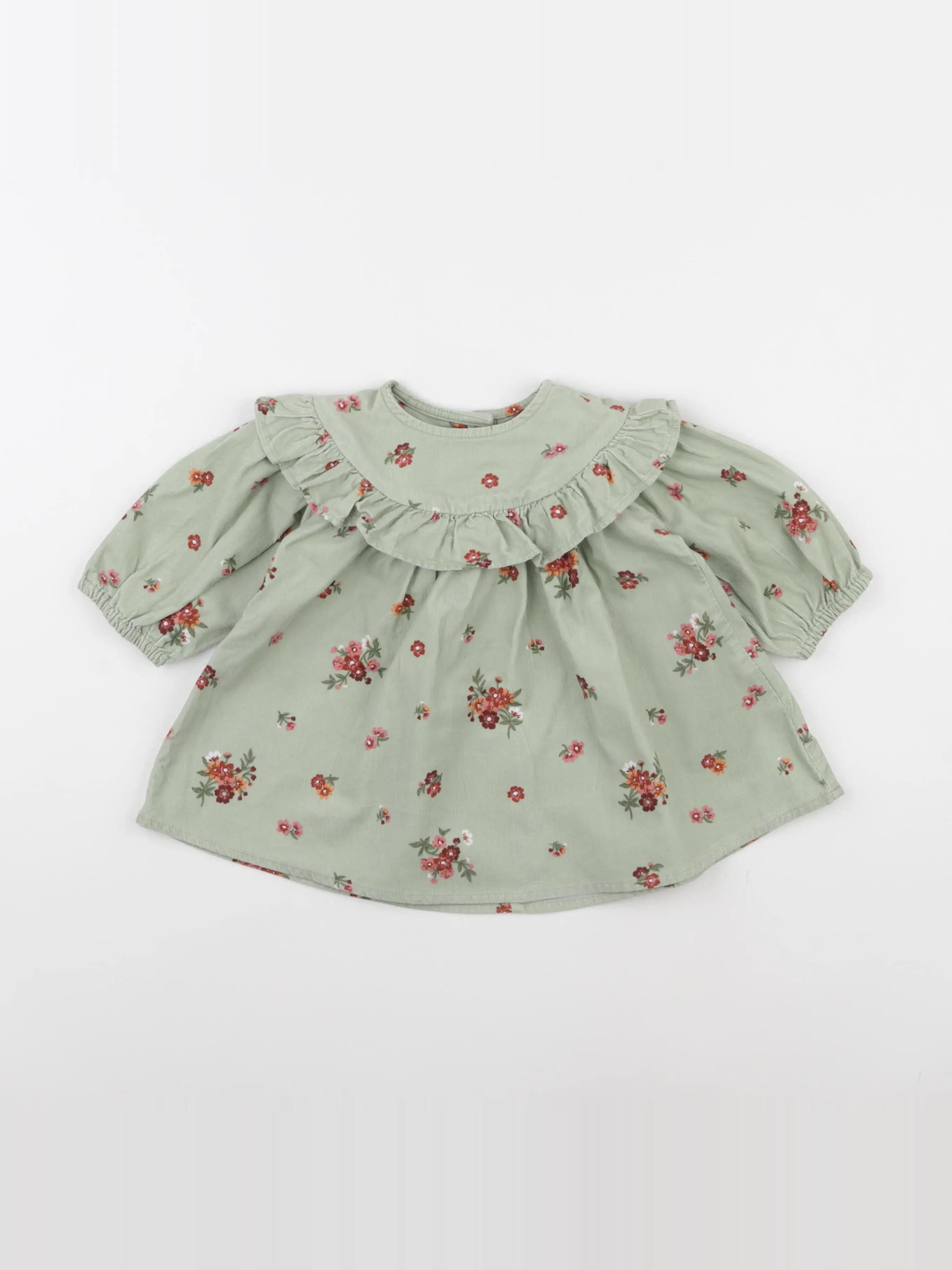 Next - robe vert - 3/6 mois