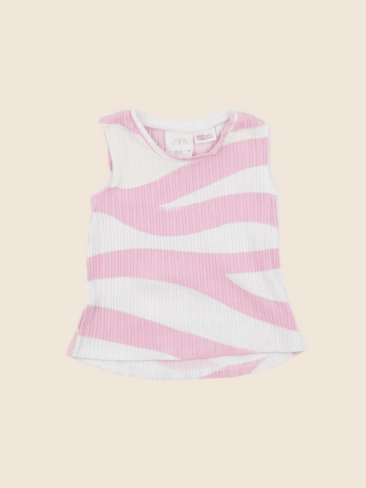 Zara - débardeur rose - 9/12 mois