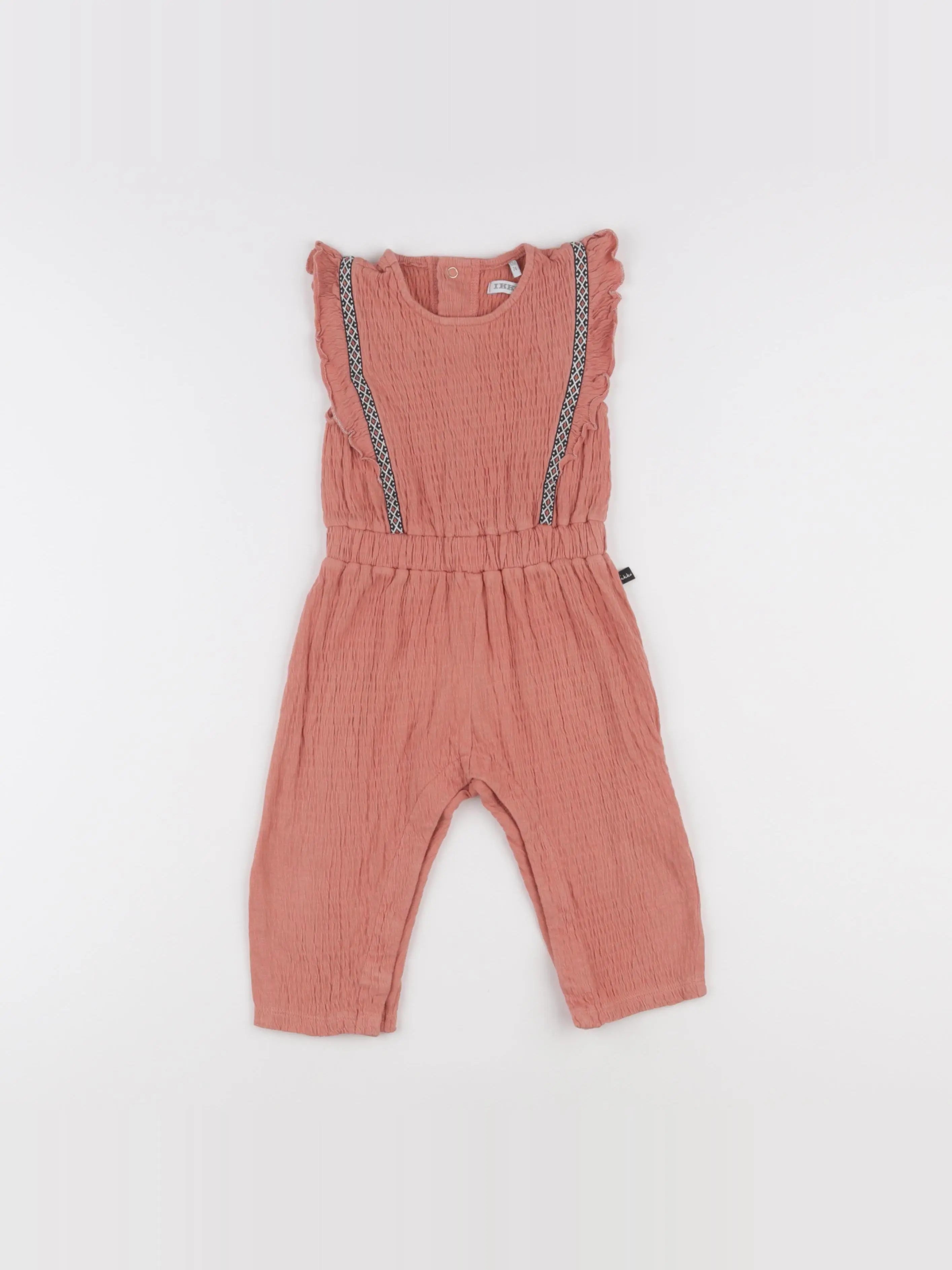 IKKS - combinaison rose - 12 mois