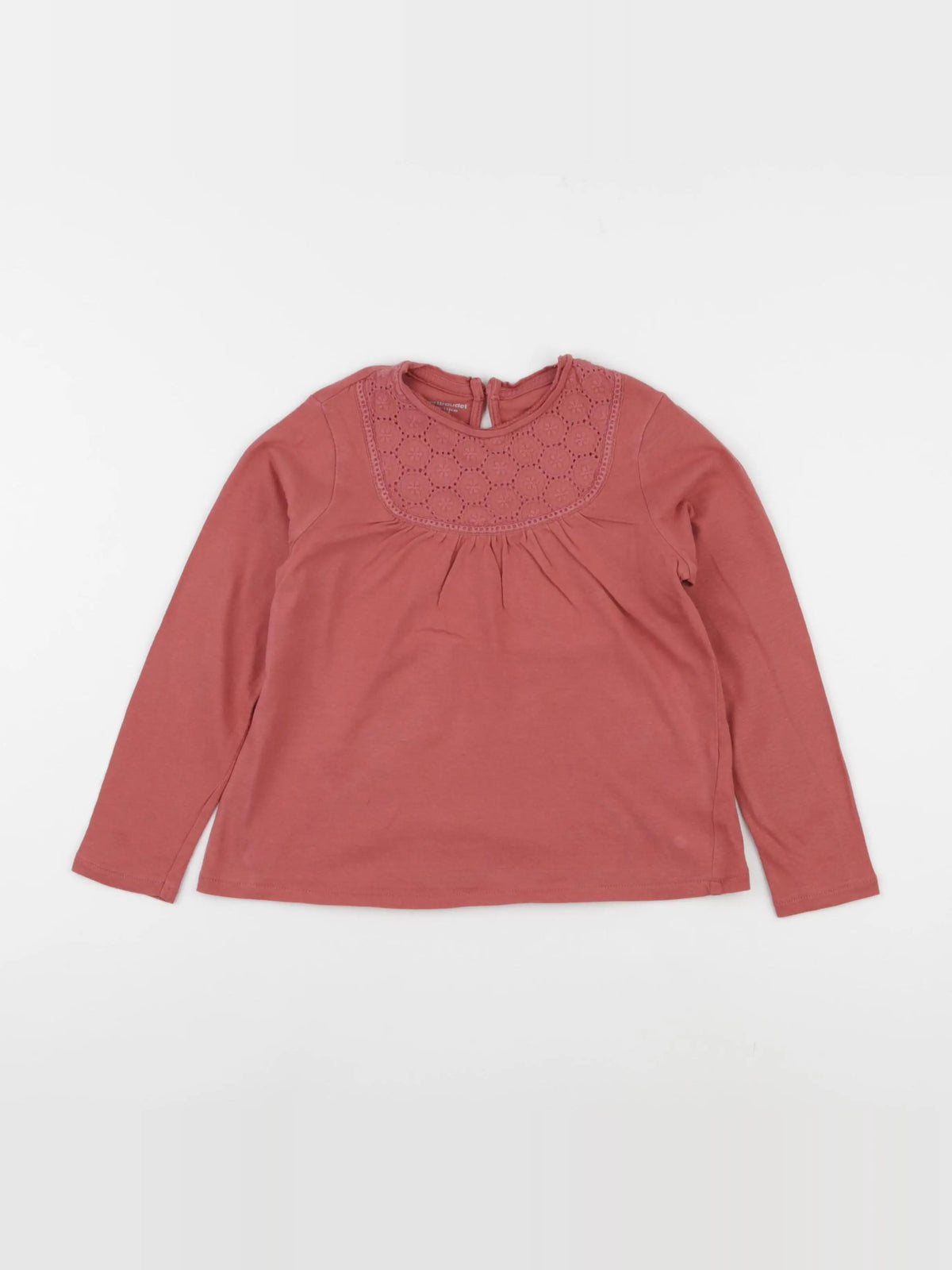 Vertbaudet - tee-shirt rose - 6 ans