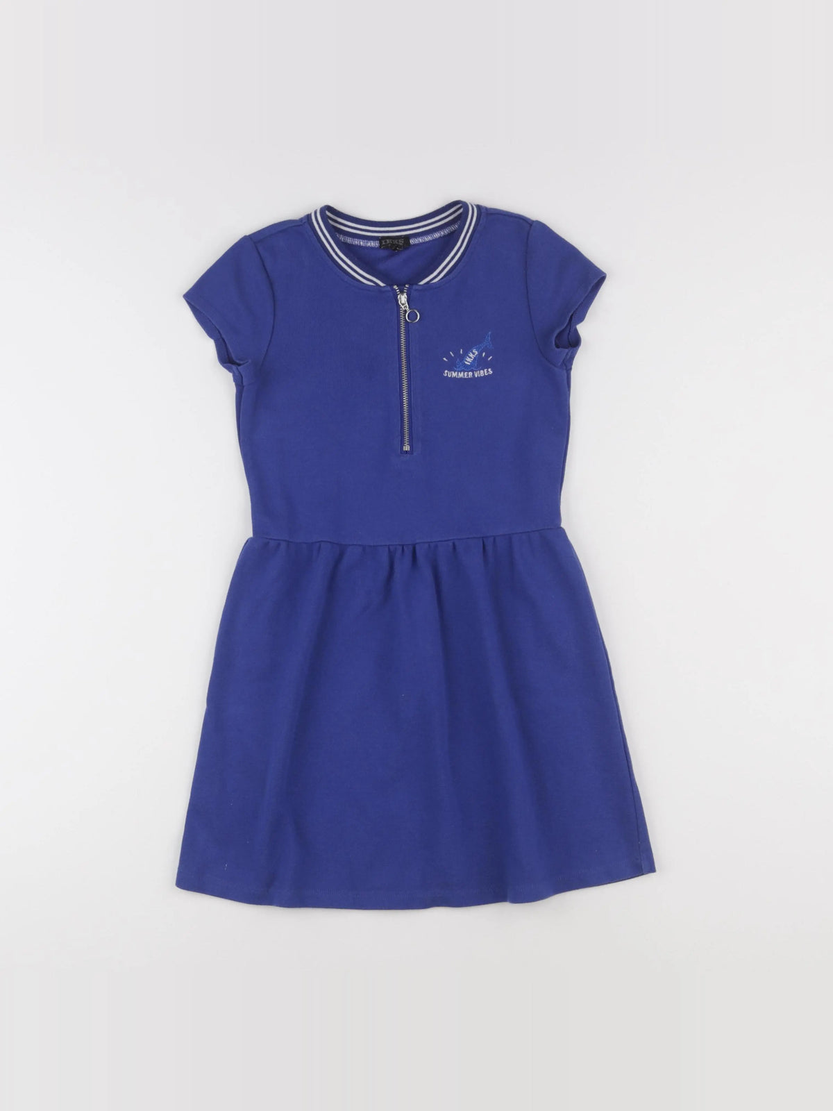 IKKS - robe bleu - 8 ans