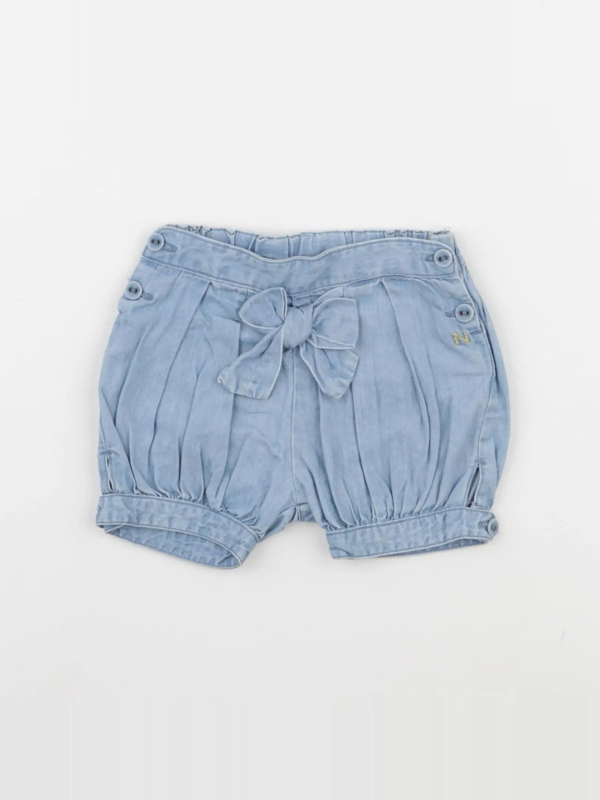 Natalys - short bleu - 6 mois