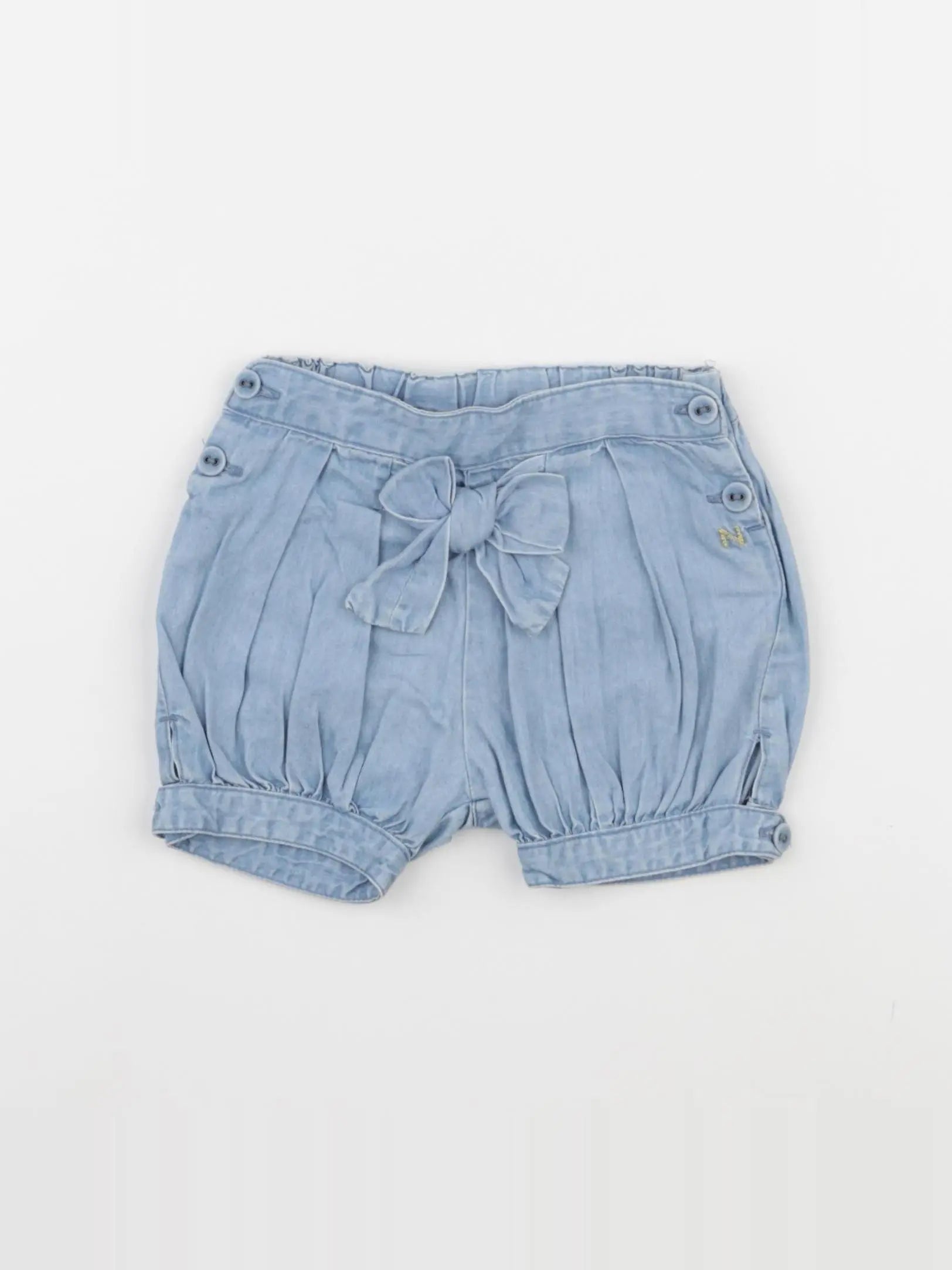 Natalys - short bleu - 6 mois