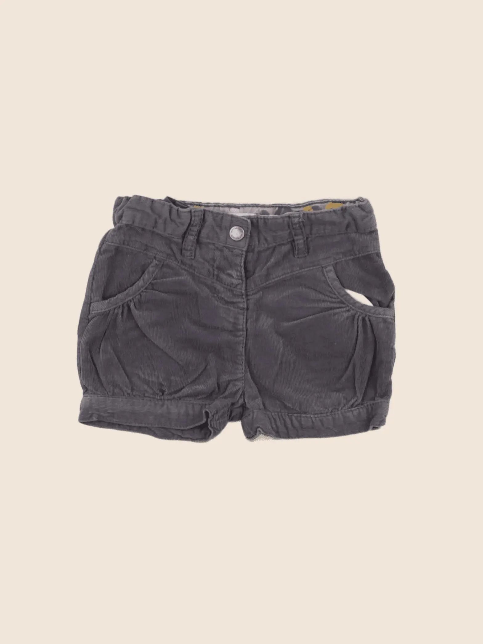 Vertbaudet - short gris - 6 mois