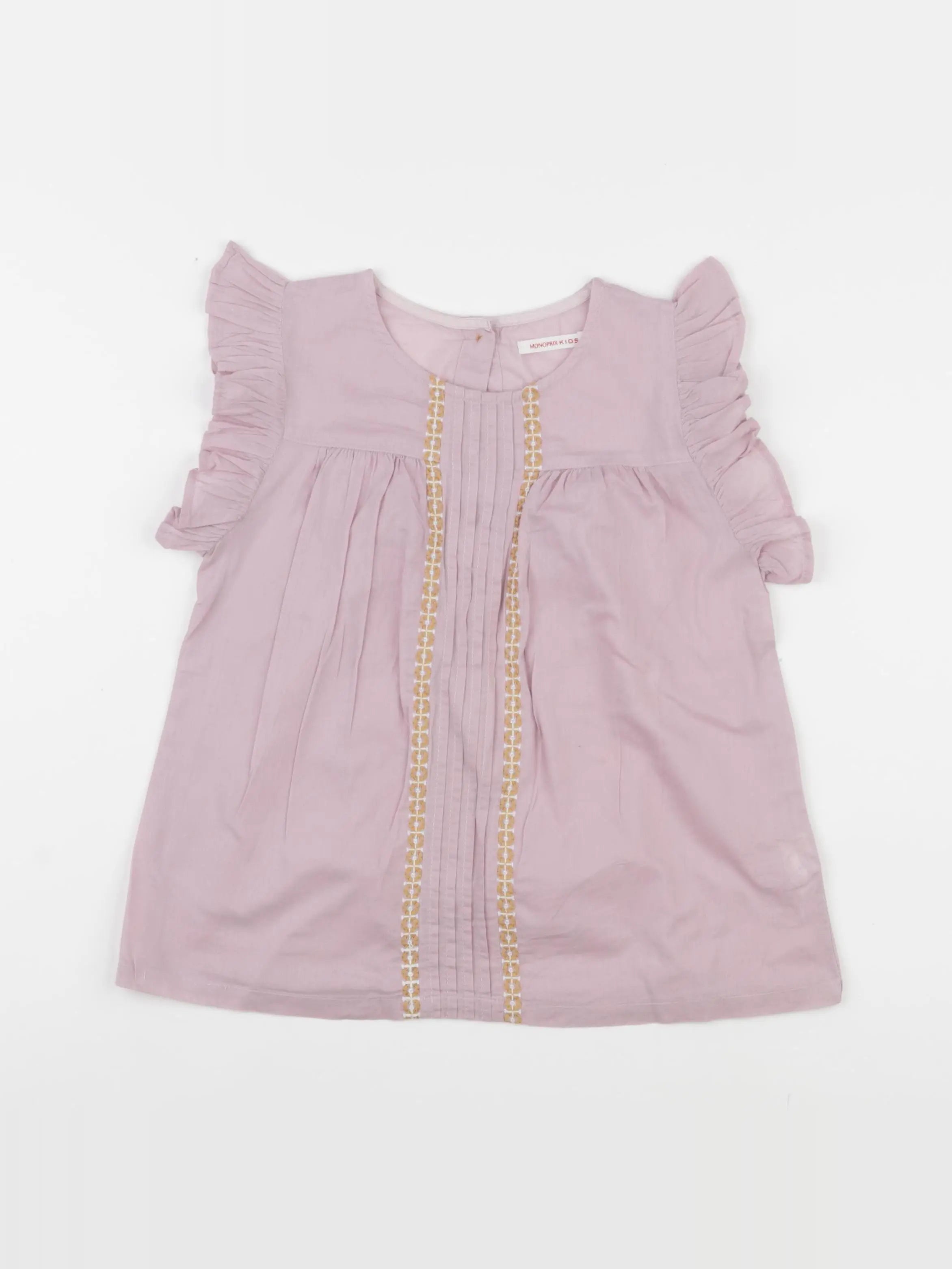 Monoprix - blouse violet - 6 ans