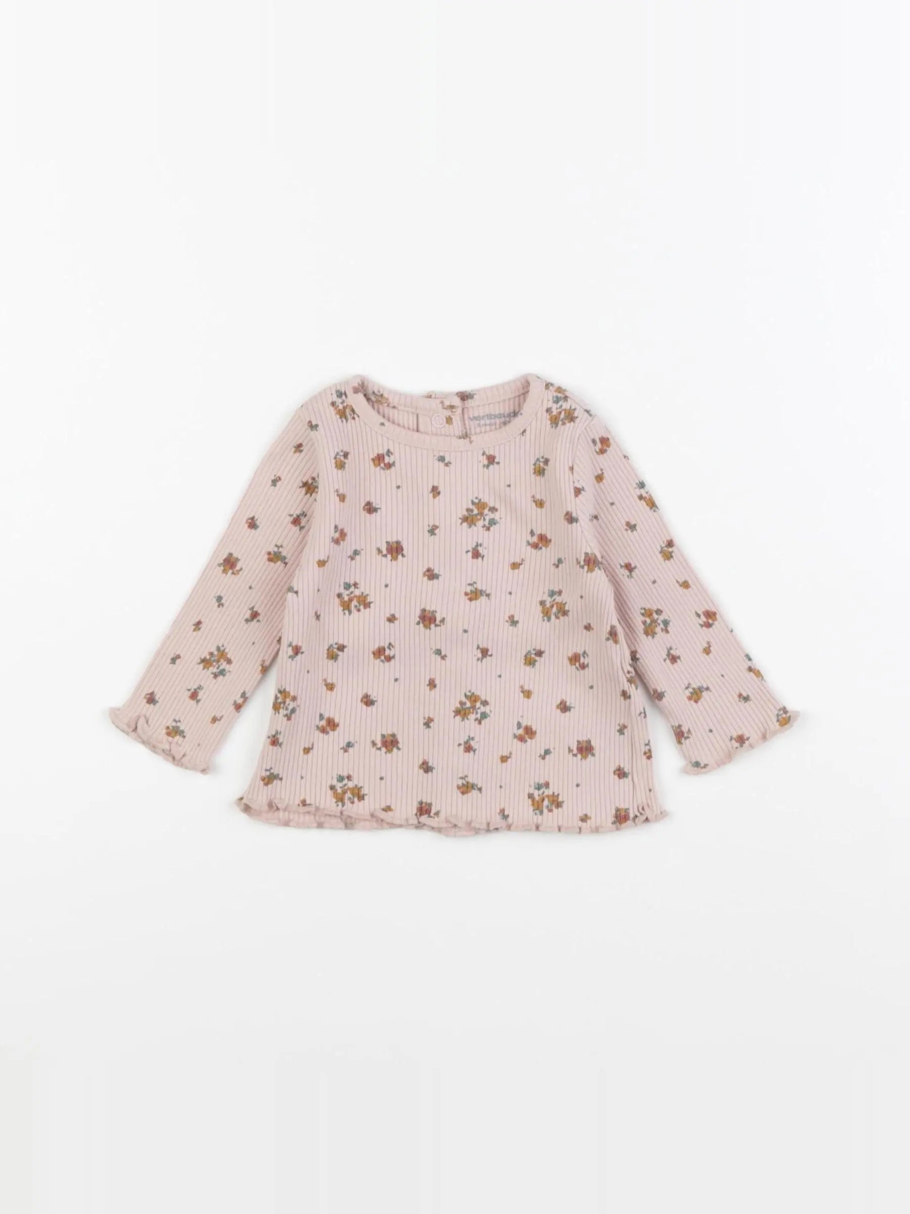 Vertbaudet - tee-shirt rose - 3 mois