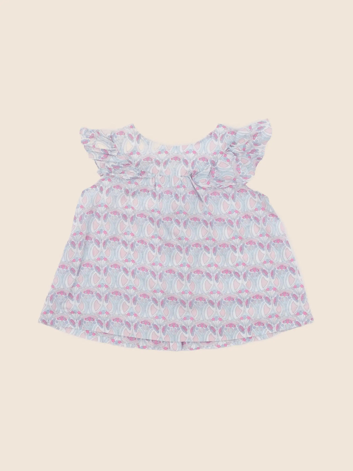 Jacadi - blouse liberty bleu - 18 mois