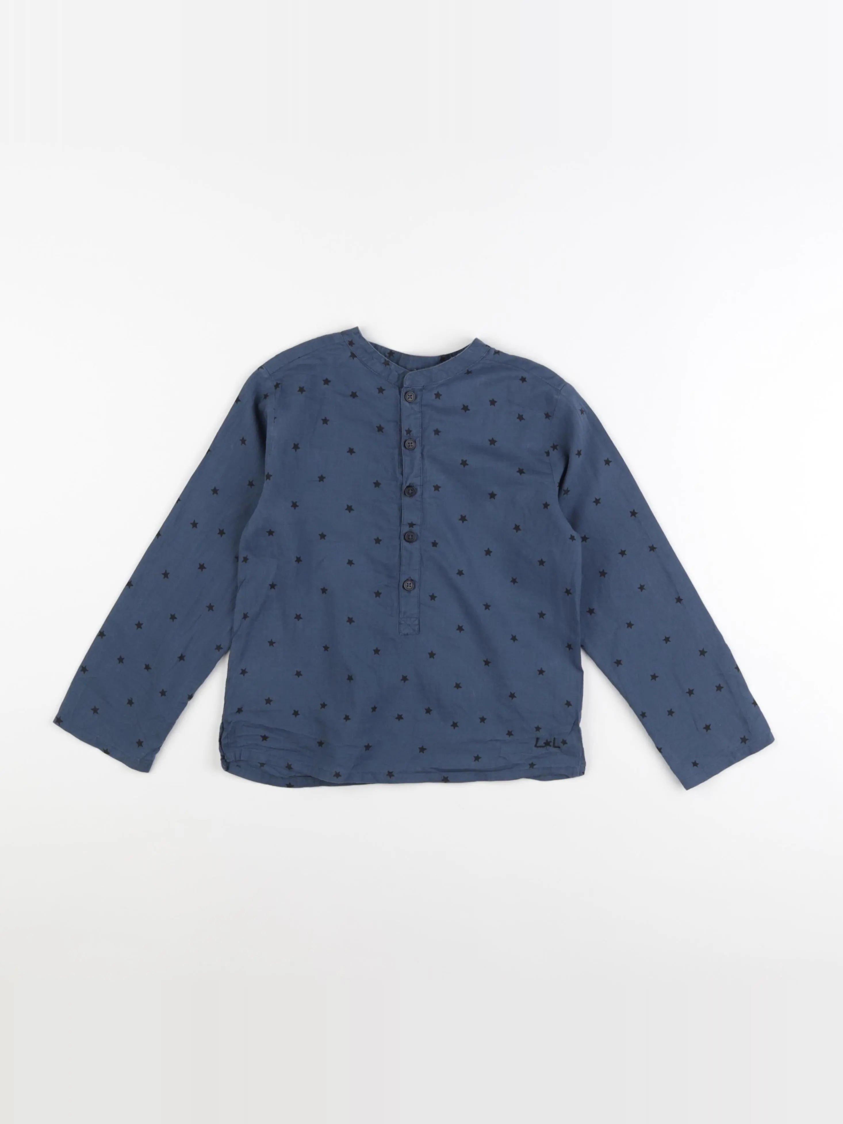 Louis Louise - chemise bleu - 6 ans