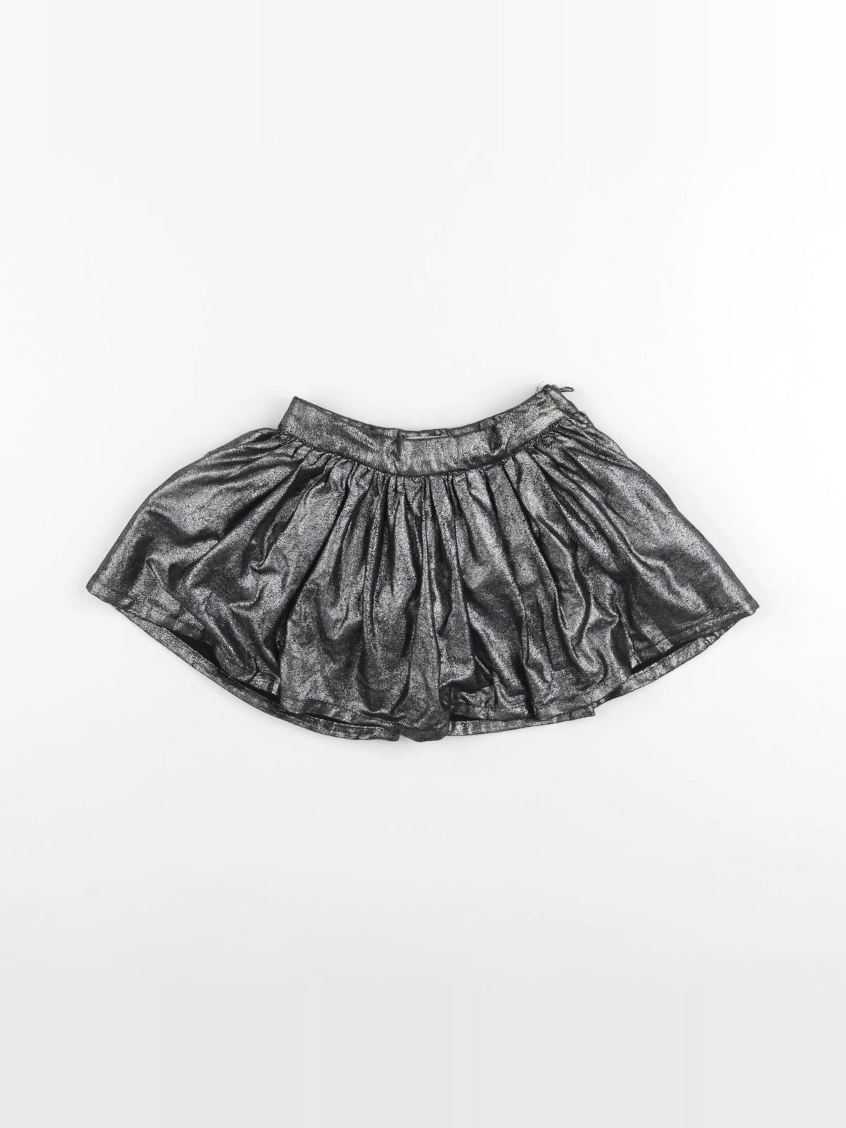 Vertbaudet - jupe argent, noir - 2 ans