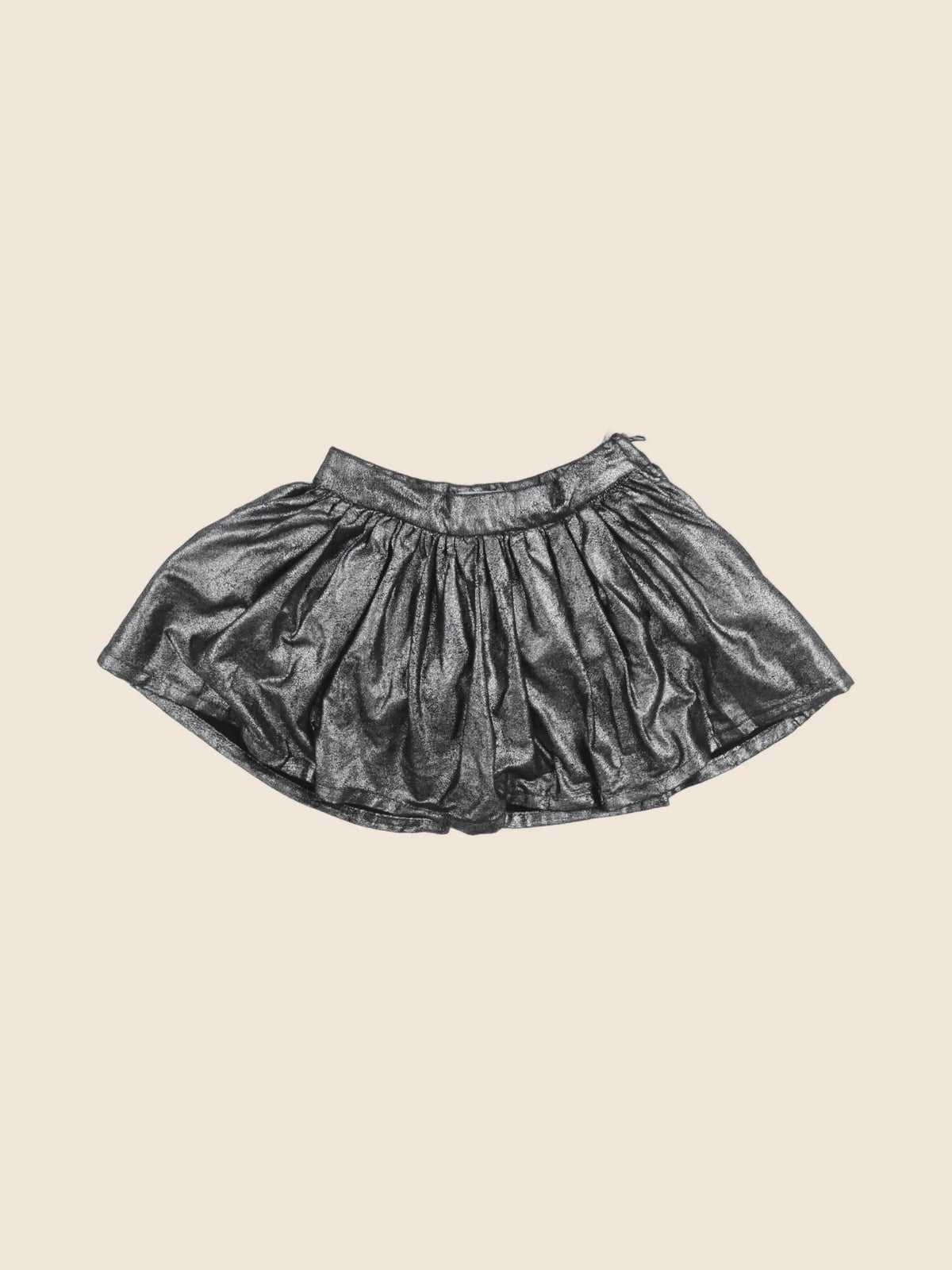 Vertbaudet - jupe argent, noir - 2 ans