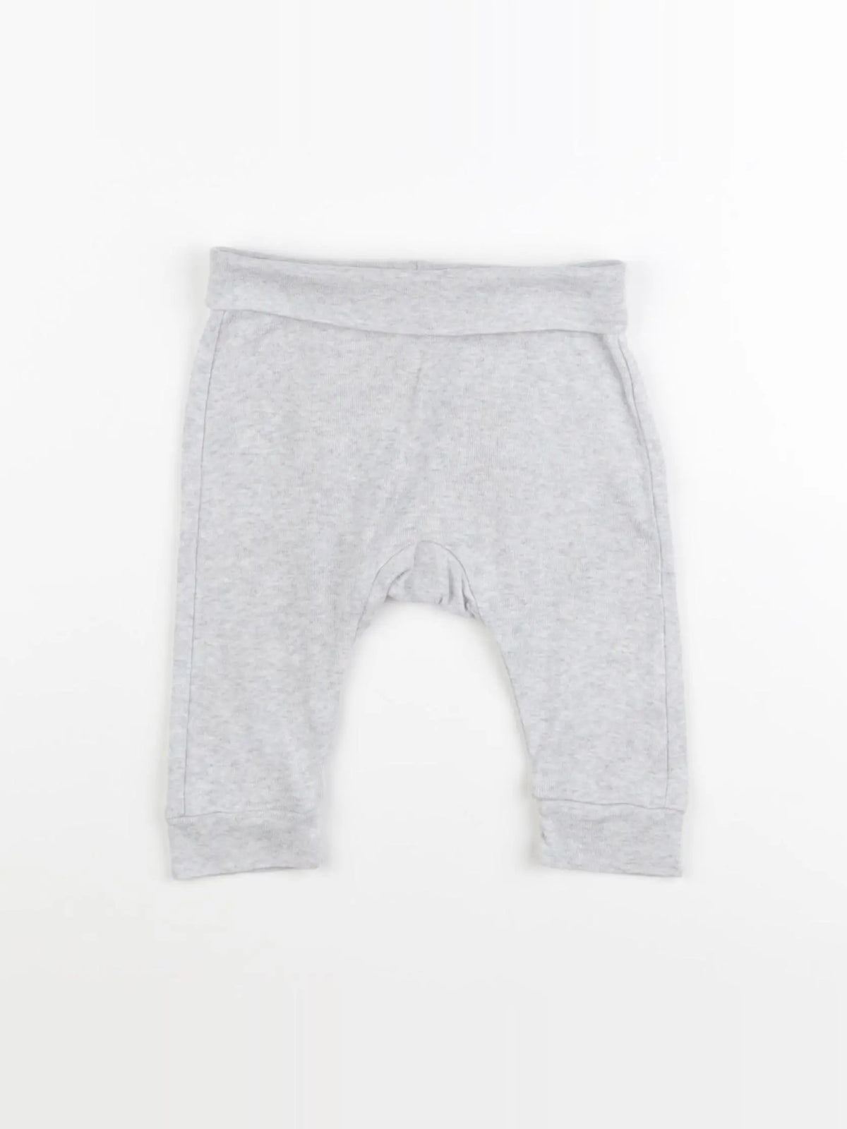 H&M - sarouel gris - 3/6 mois