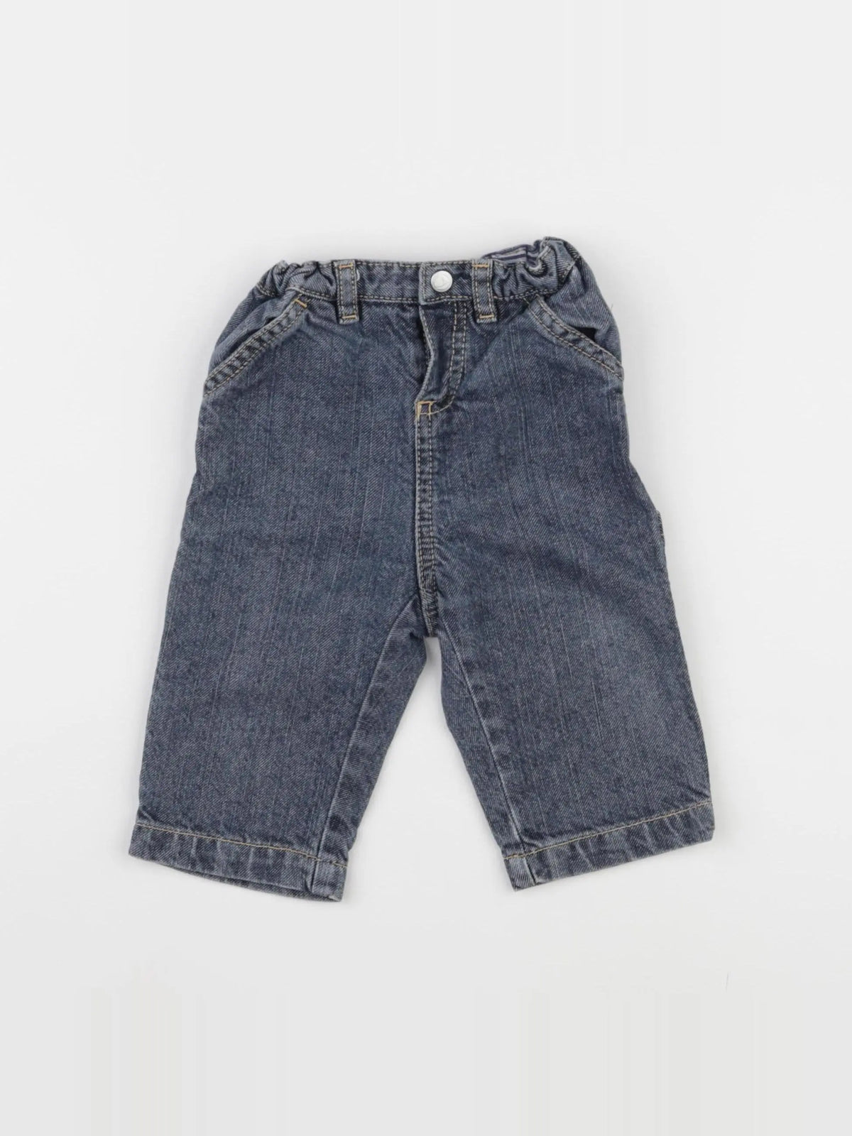 Petit Bateau - jean bleu - 6 mois