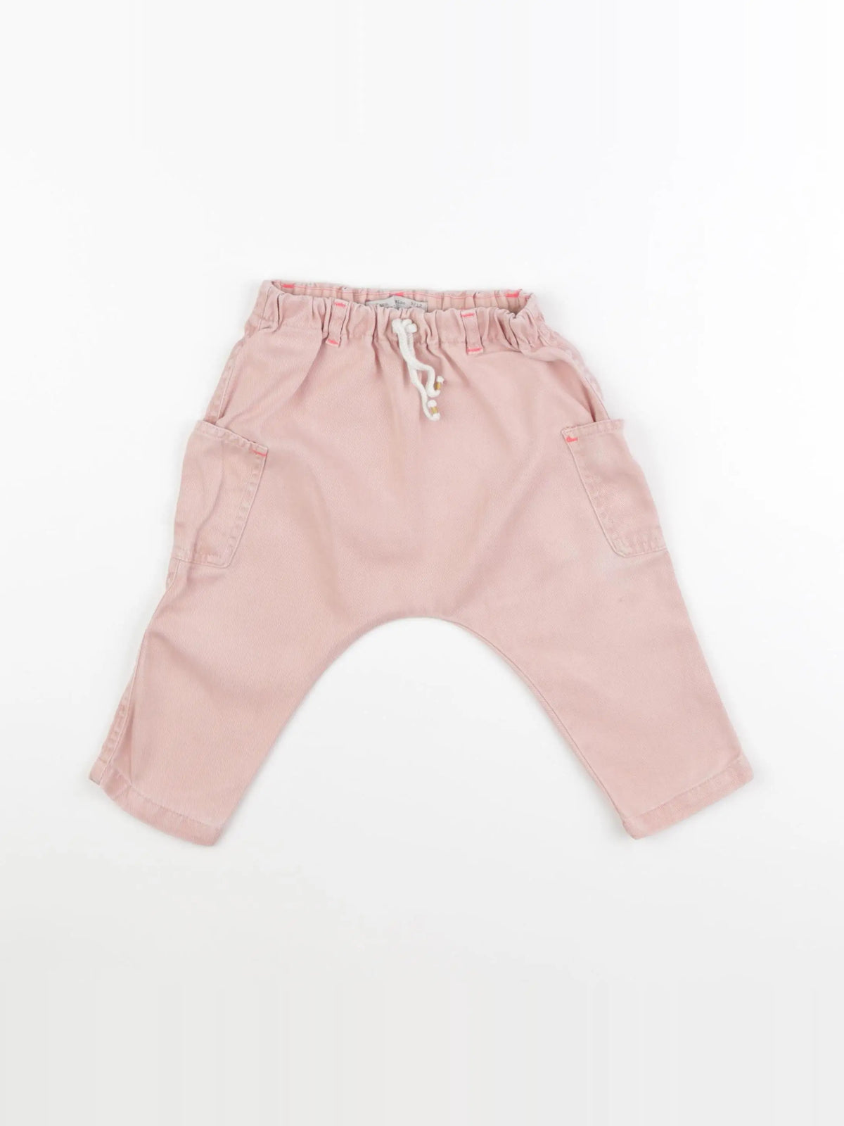 Zara - sarouel rose - 9/12 mois