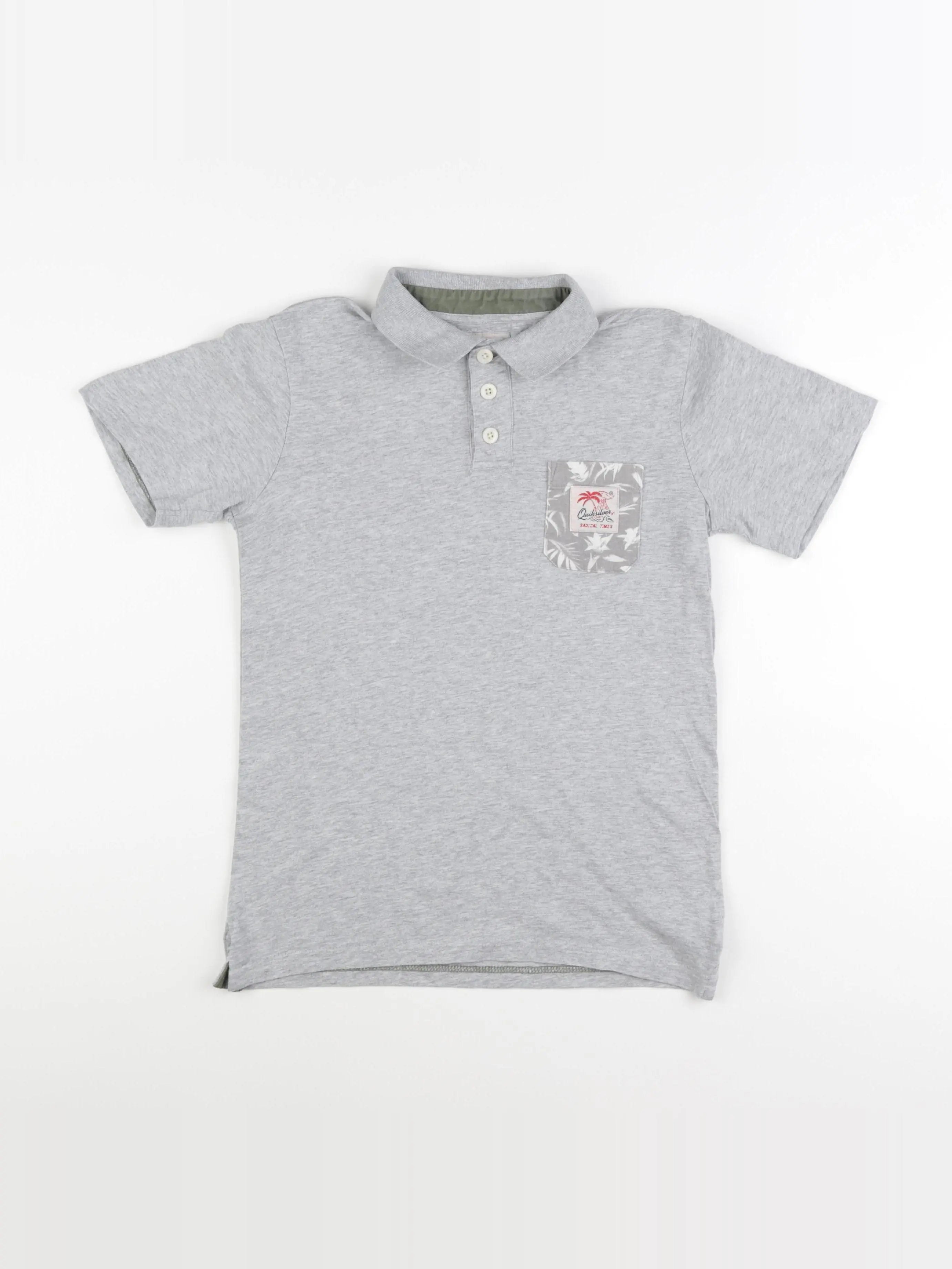 Quiksilver - polo gris - 10 ans