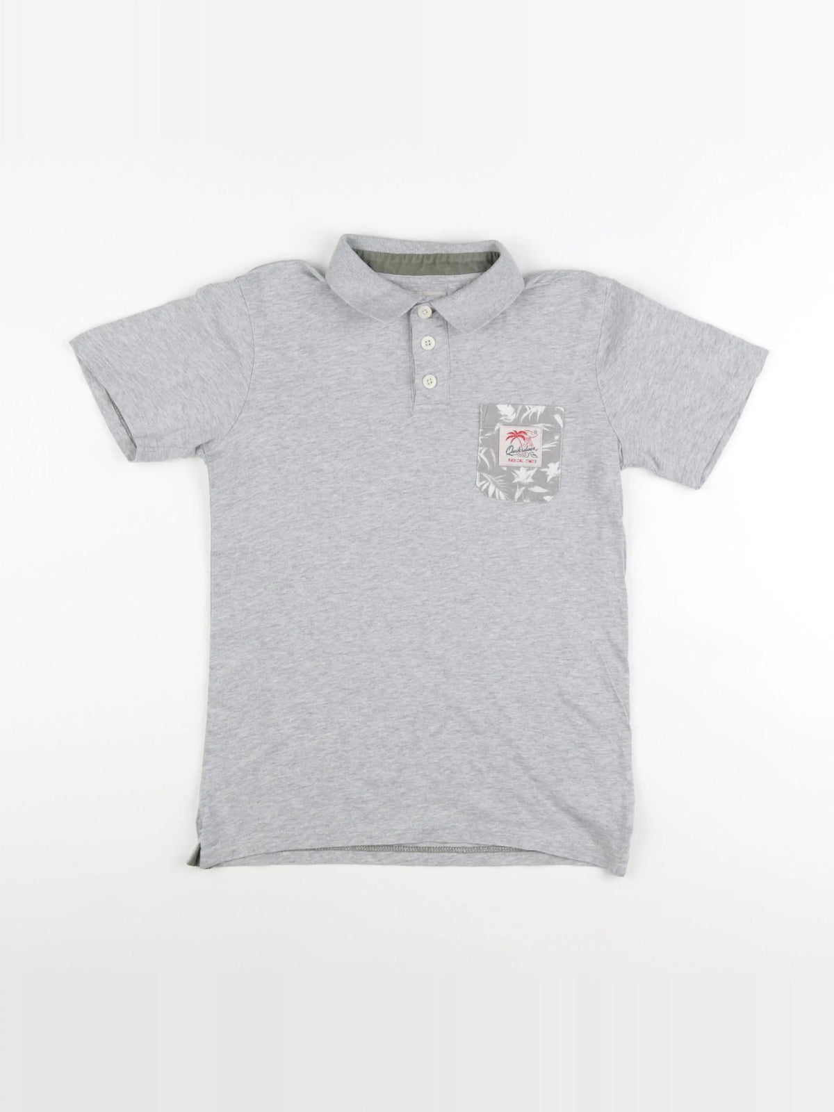 Quiksilver - polo gris - 10 ans