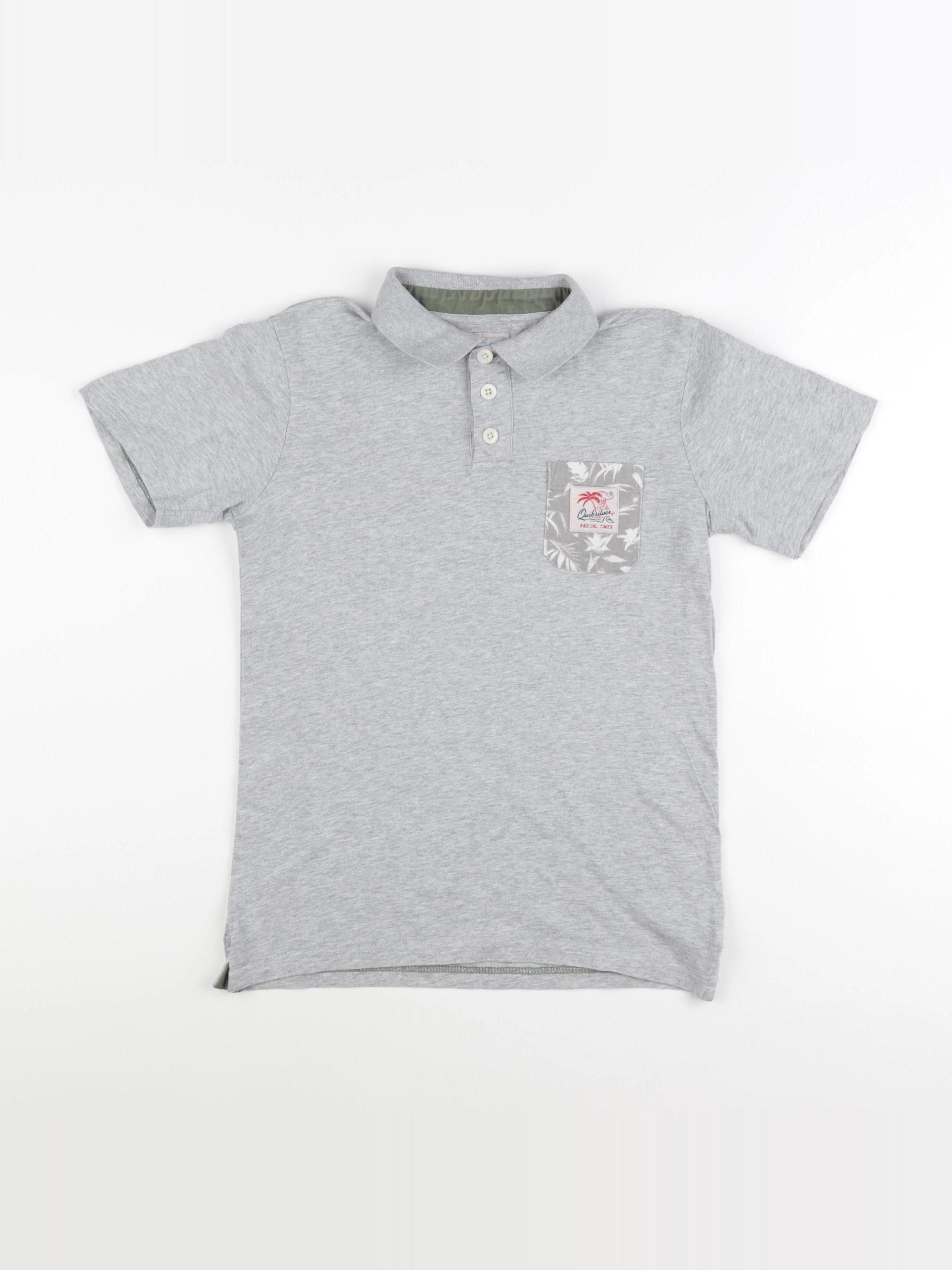 Quiksilver - polo gris - 10 ans