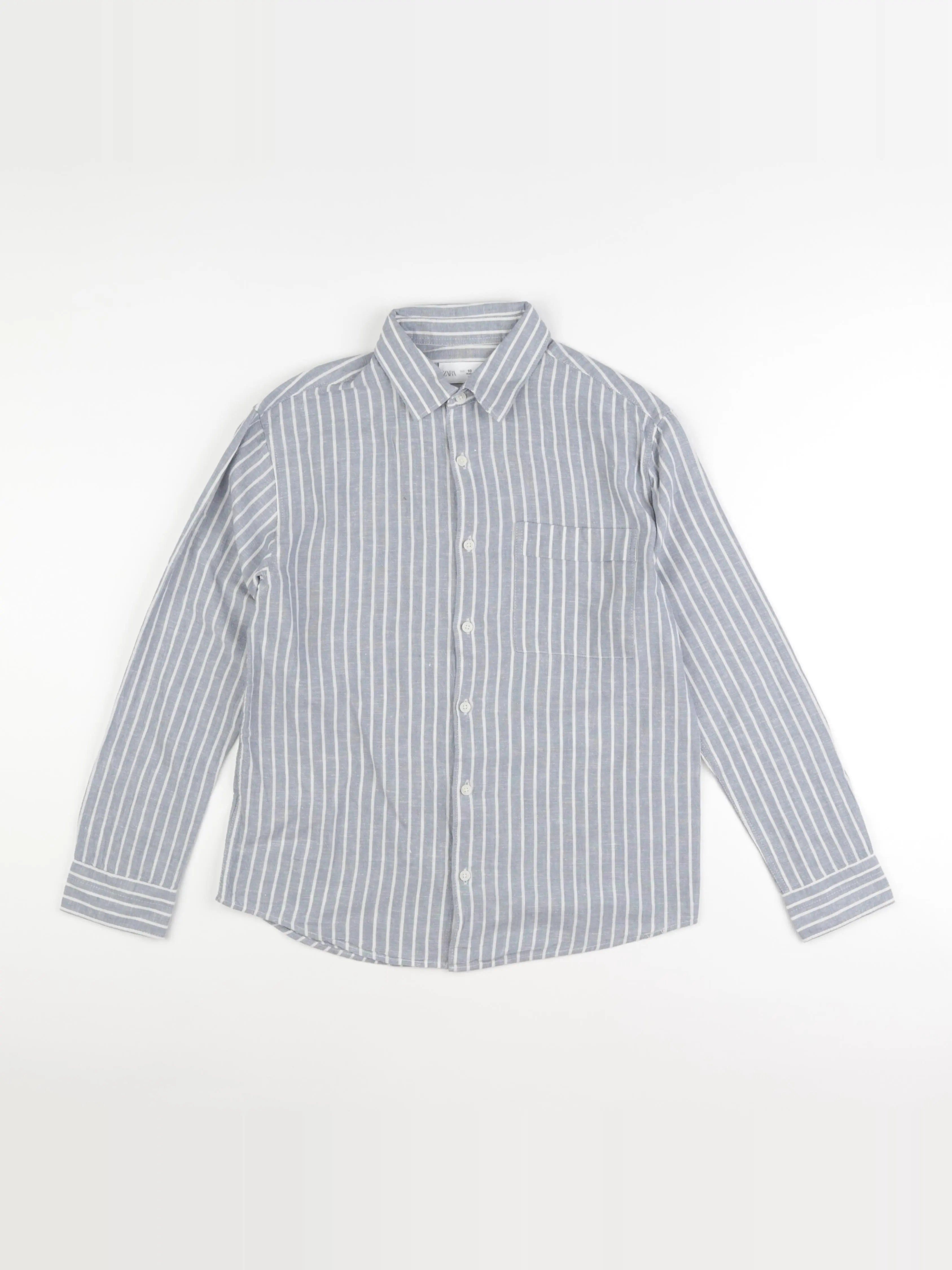 Zara - chemise bleu - 10 ans