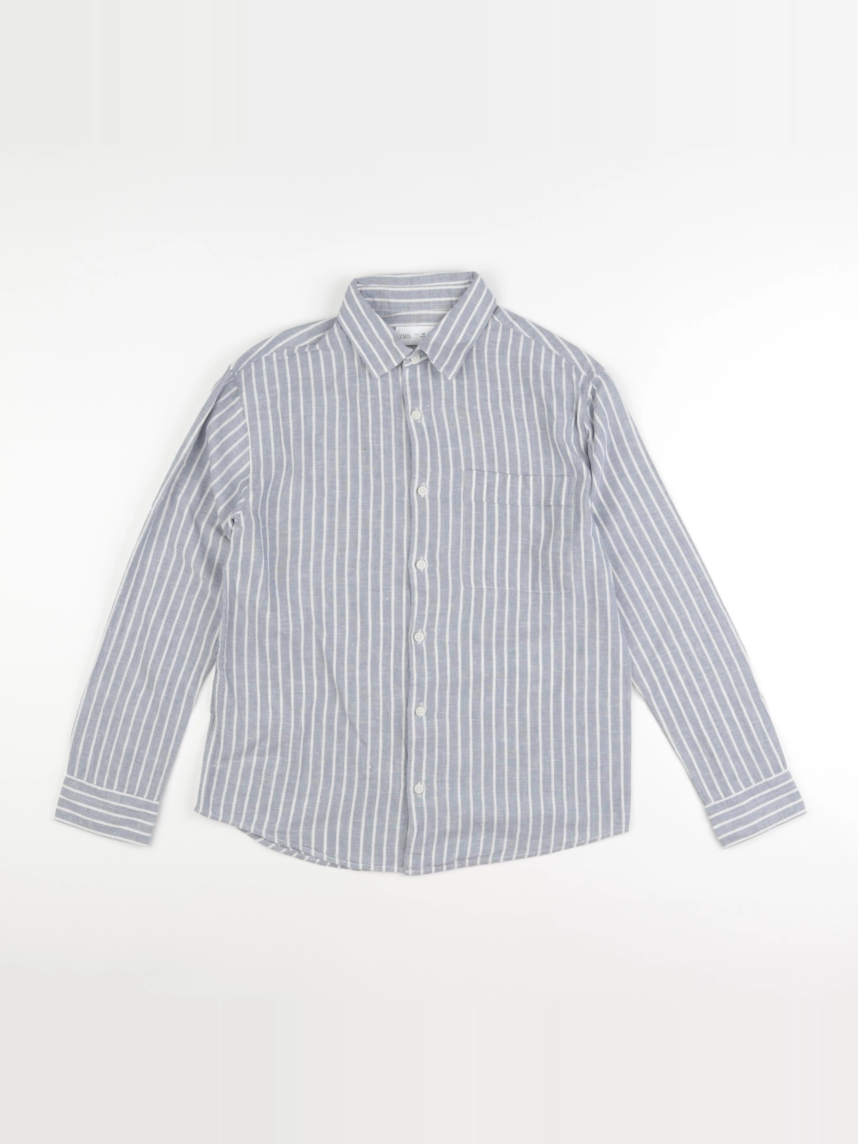 Zara - chemise bleu - 10 ans