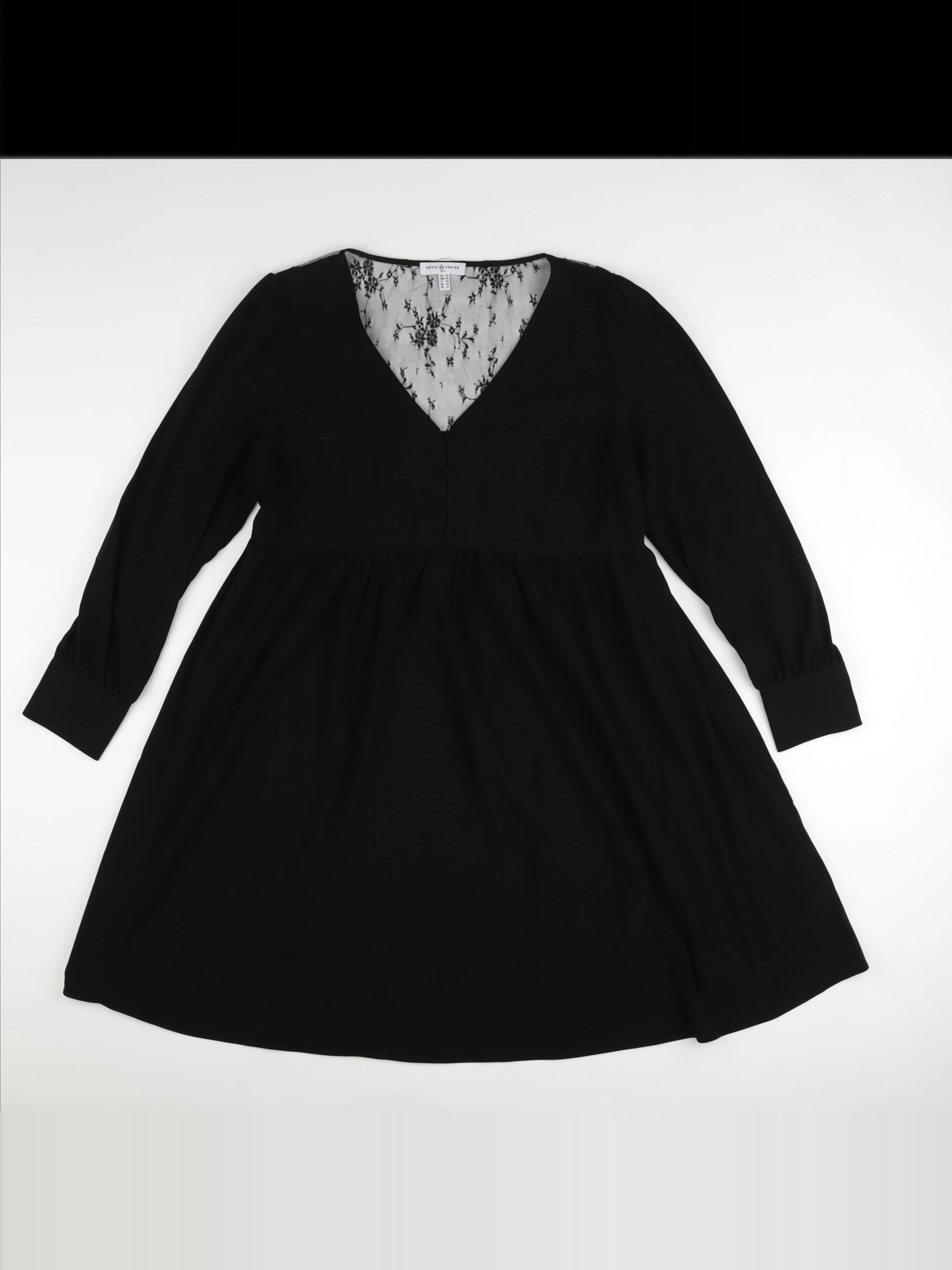 Envie de fraise - robe grossesse noir - 42