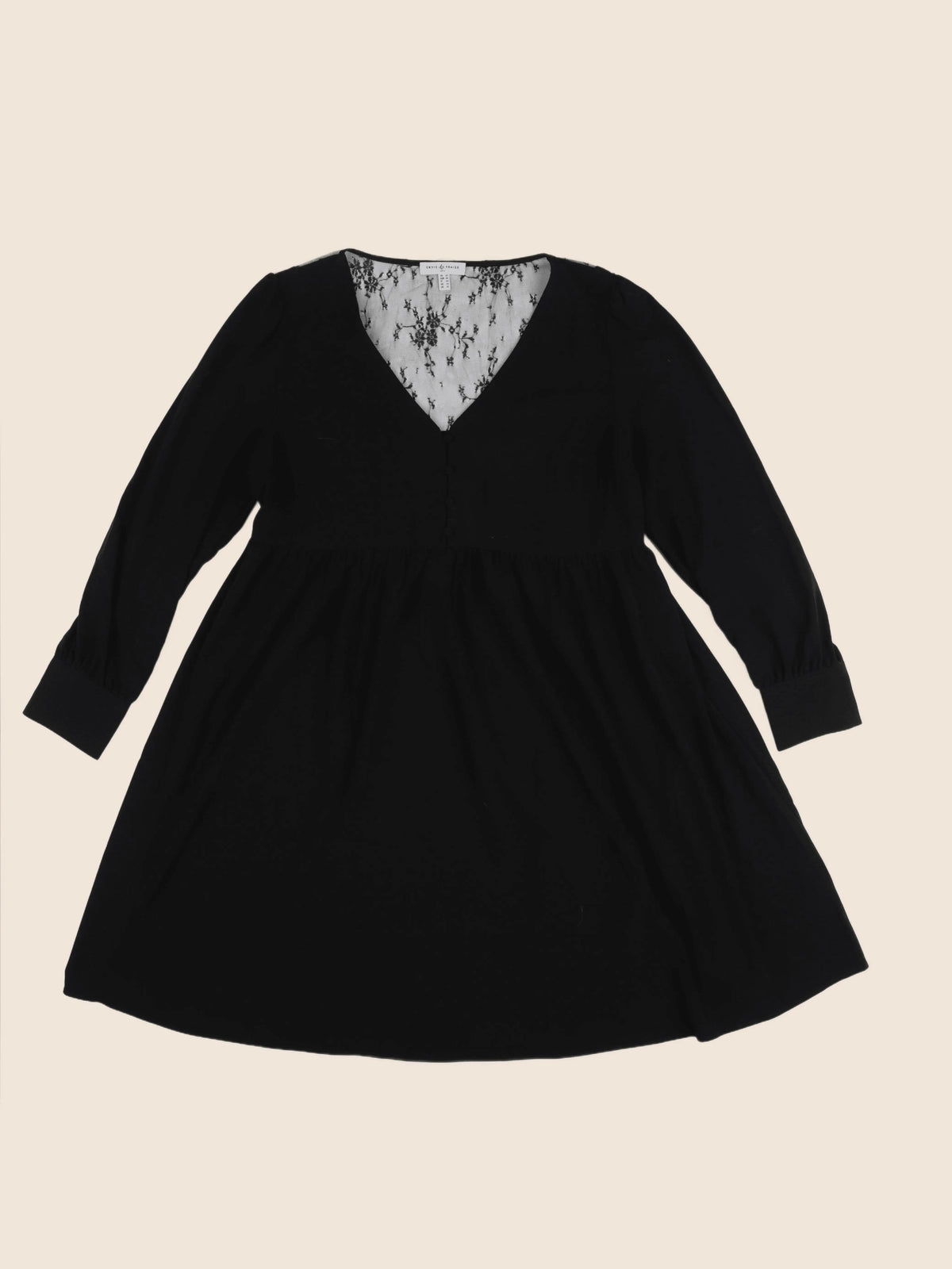 Envie de fraise - robe grossesse noir - 42