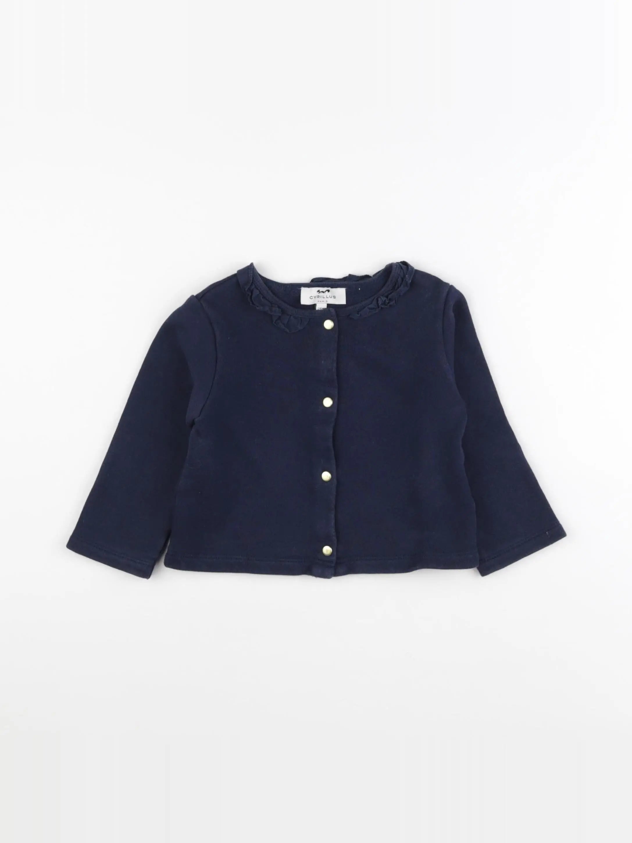 Cyrillus - sweat bleu - 24 mois