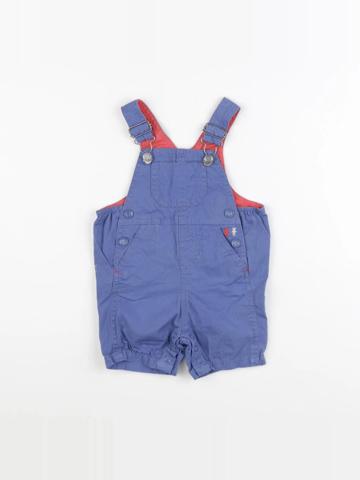 Natalys - salopette bleu - 6 mois