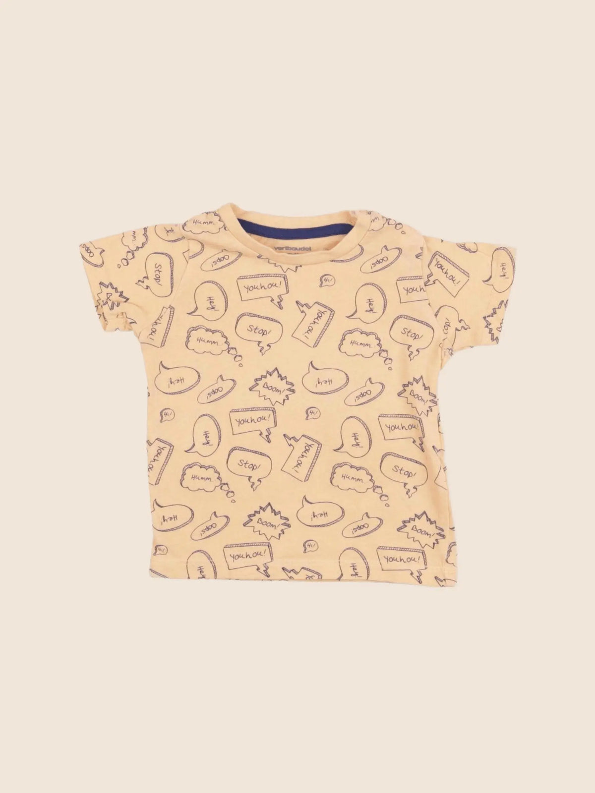 Vertbaudet - tee-shirt orange - 6 mois