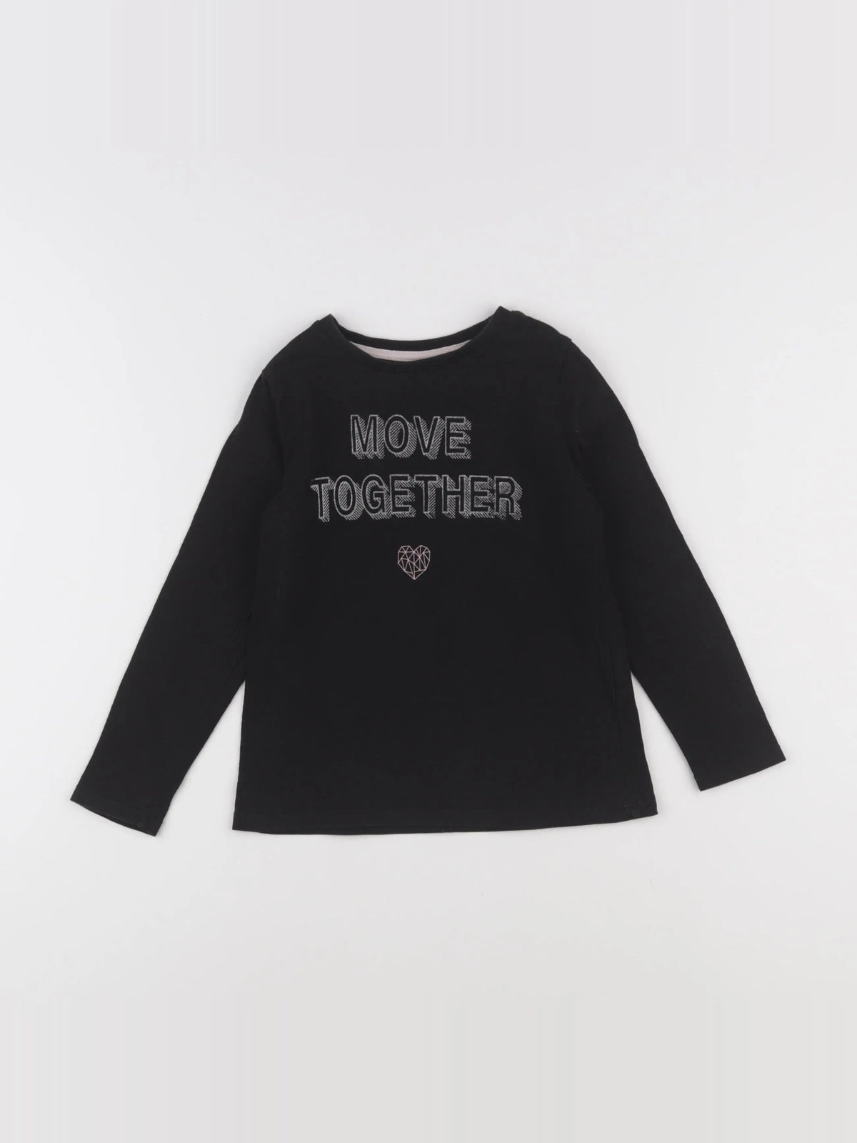 Vertbaudet - tee-shirt noir - 5 ans