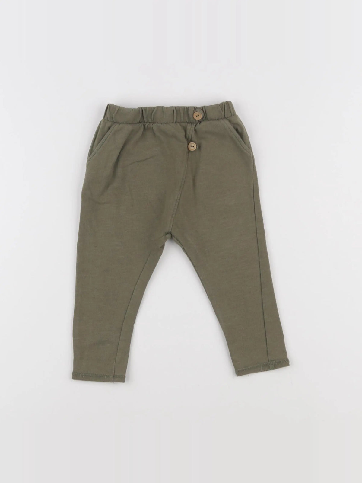 Vertbaudet - pantalon vert - 6 mois