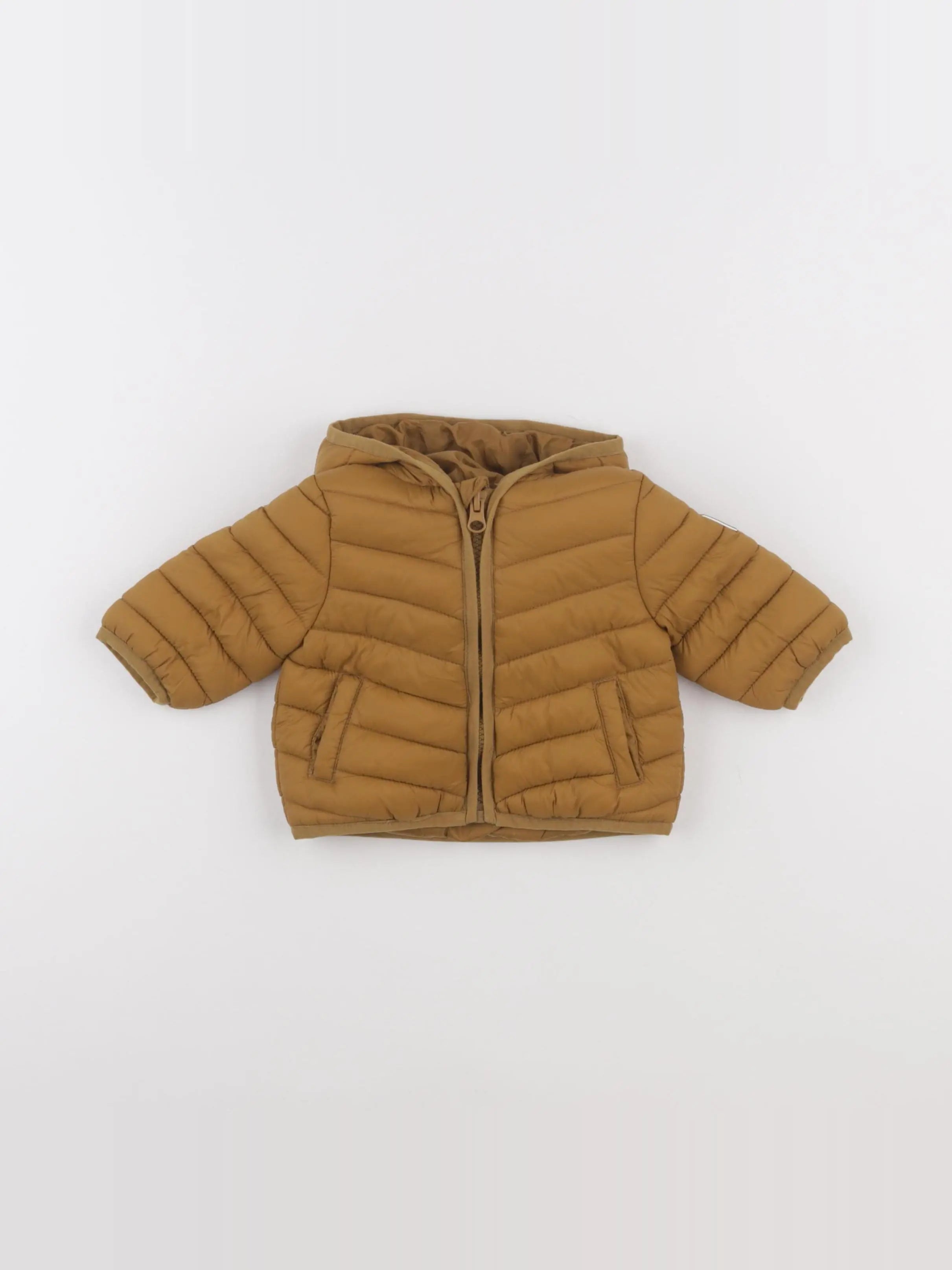 Vertbaudet - doudoune marron - 3 mois