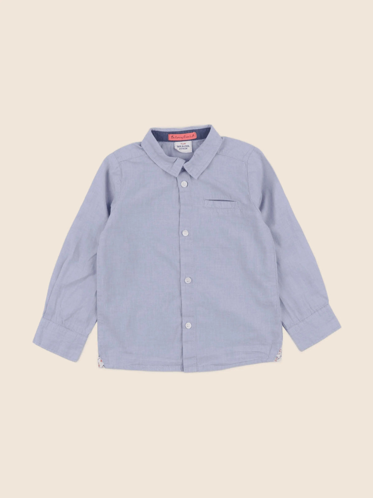 Tape à l'oeil - chemise bleu - 3 ans