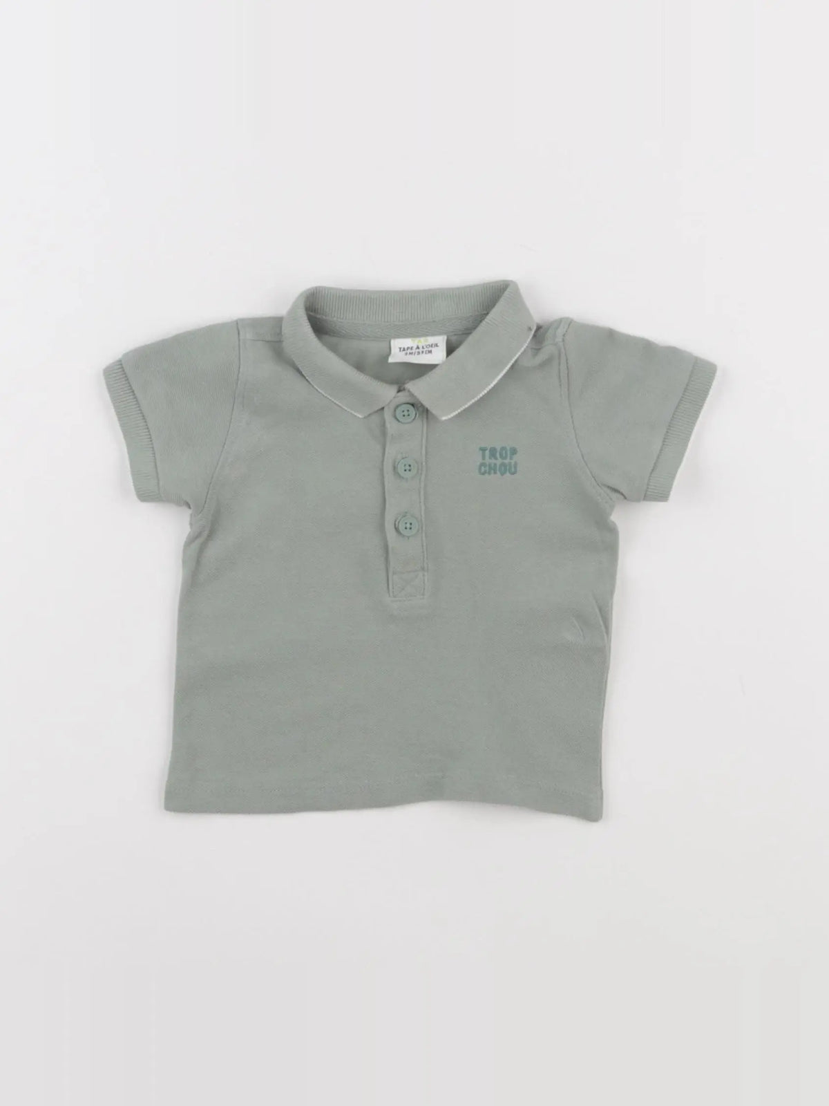 Tape à l'oeil - polo bleu - 3 mois