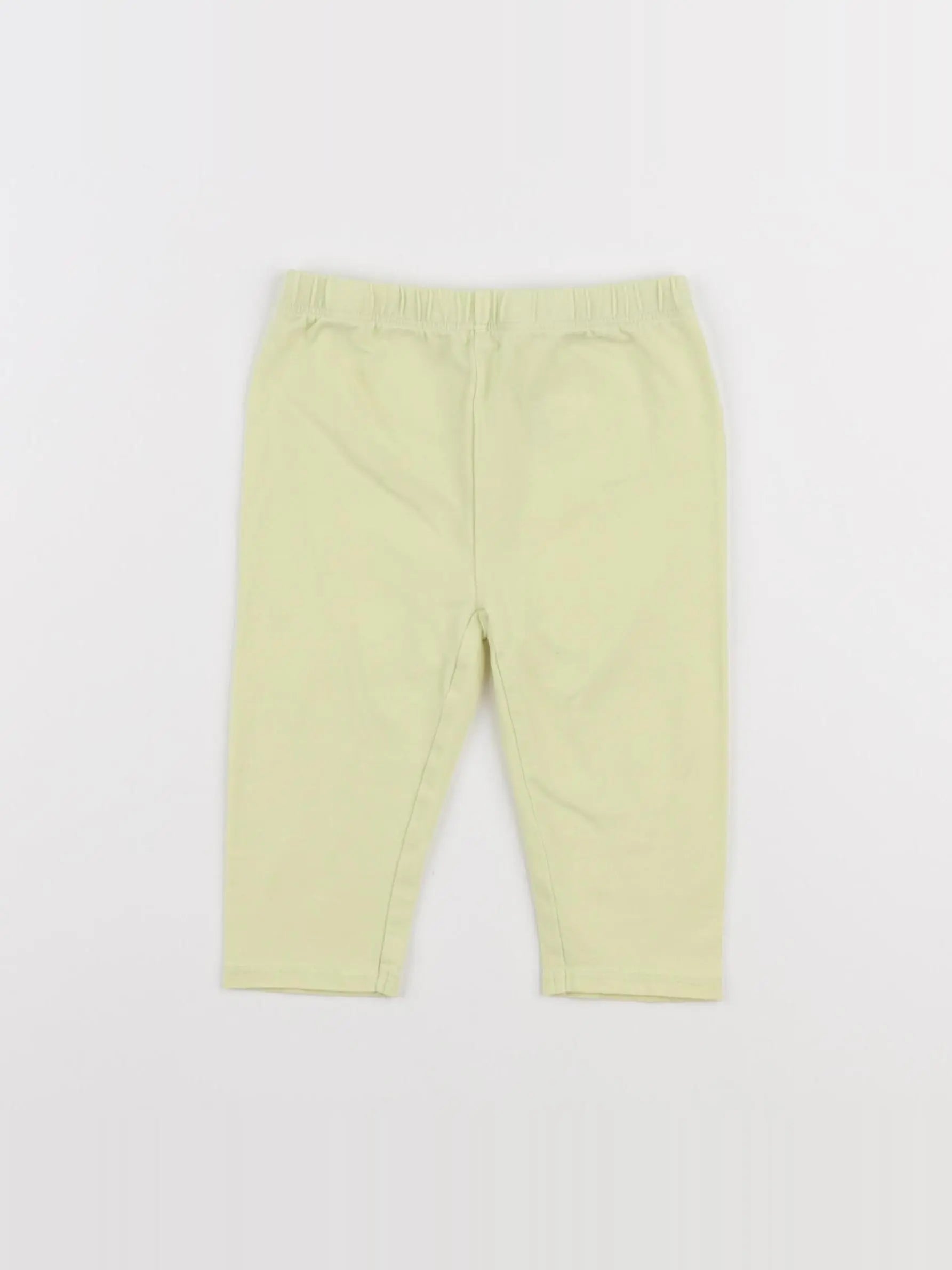 Vertbaudet - legging jaune - 24 mois