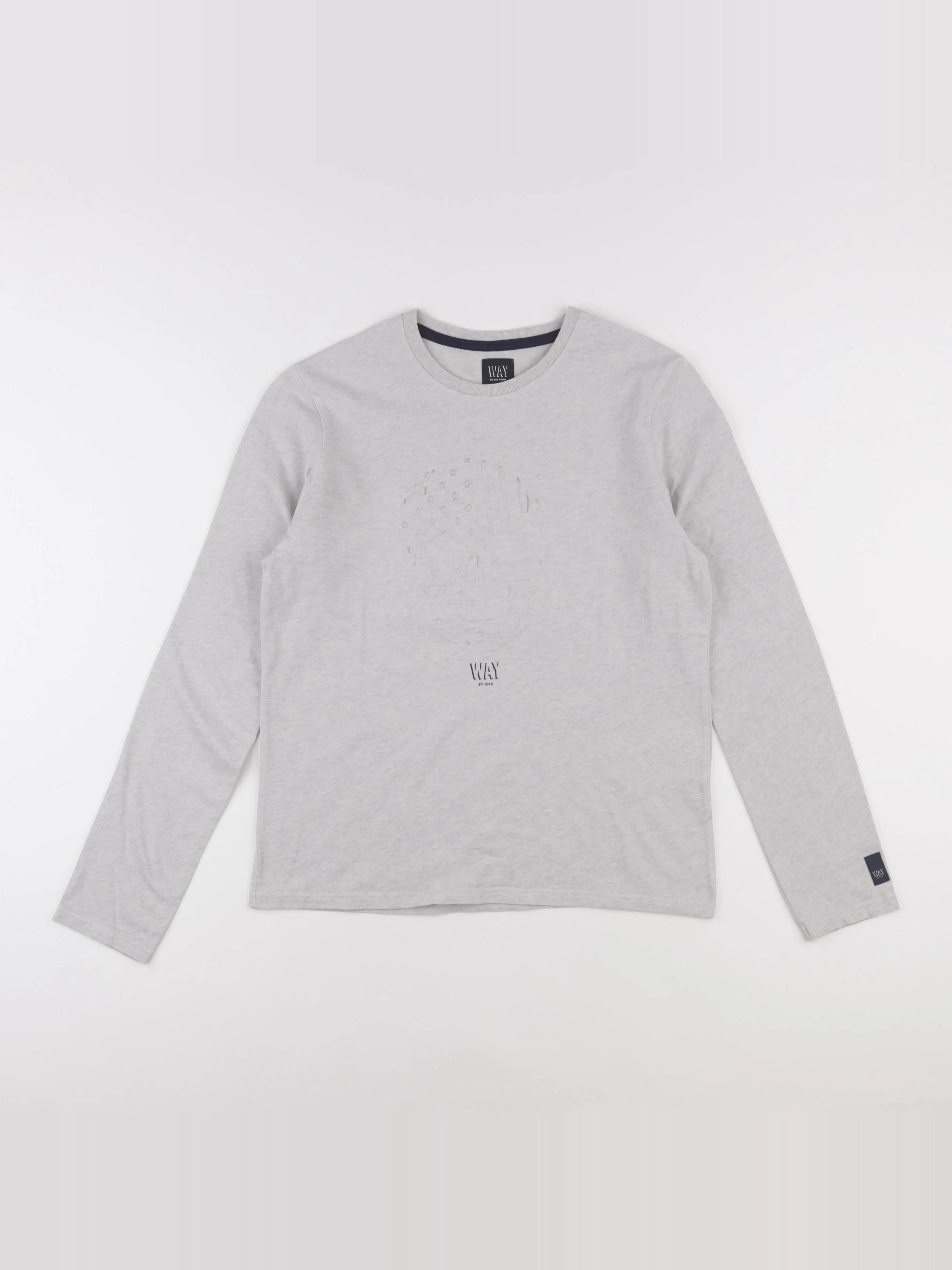 IKKS - tee-shirt beige - 14 ans