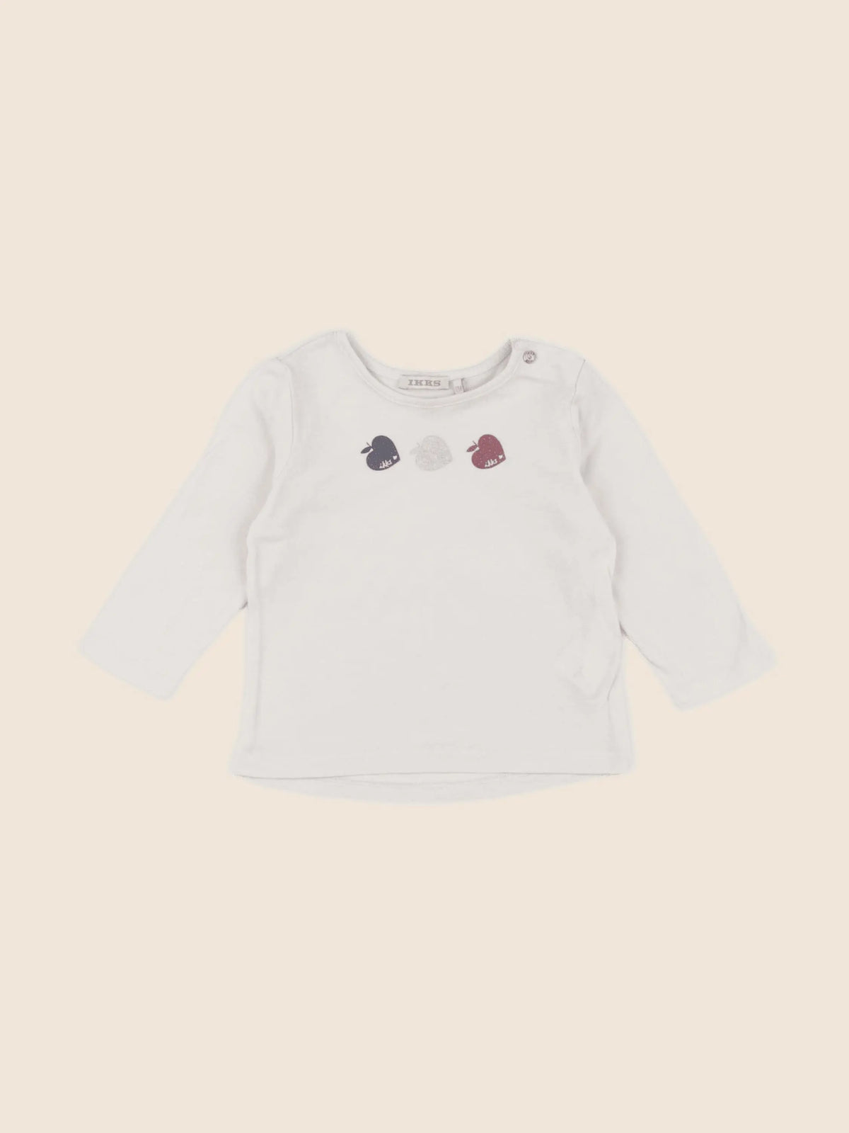IKKS - tee-shirt beige - 12 mois