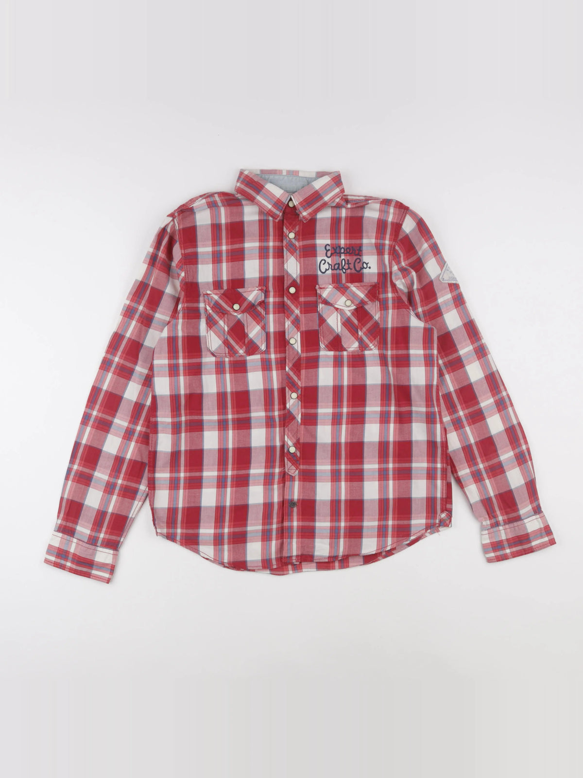 H&M - chemise rouge - 14 ans