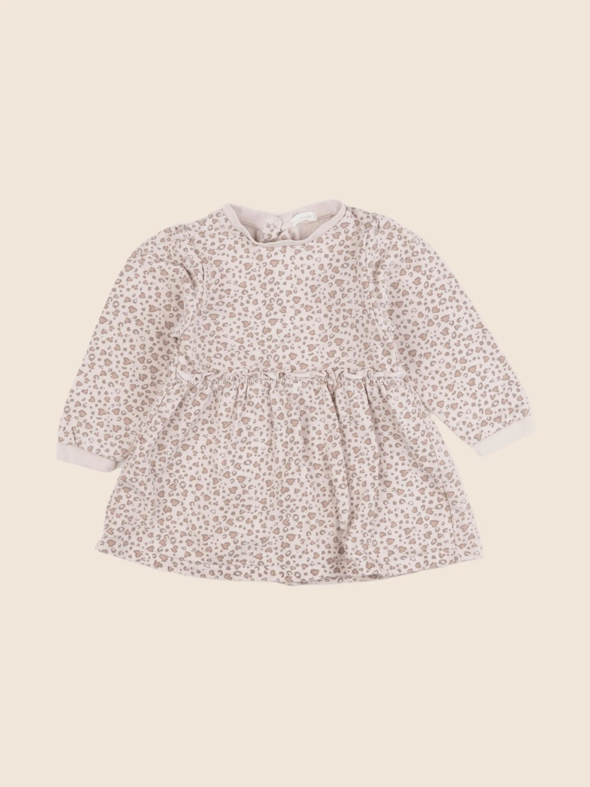 Vertbaudet - robe beige - 36 mois