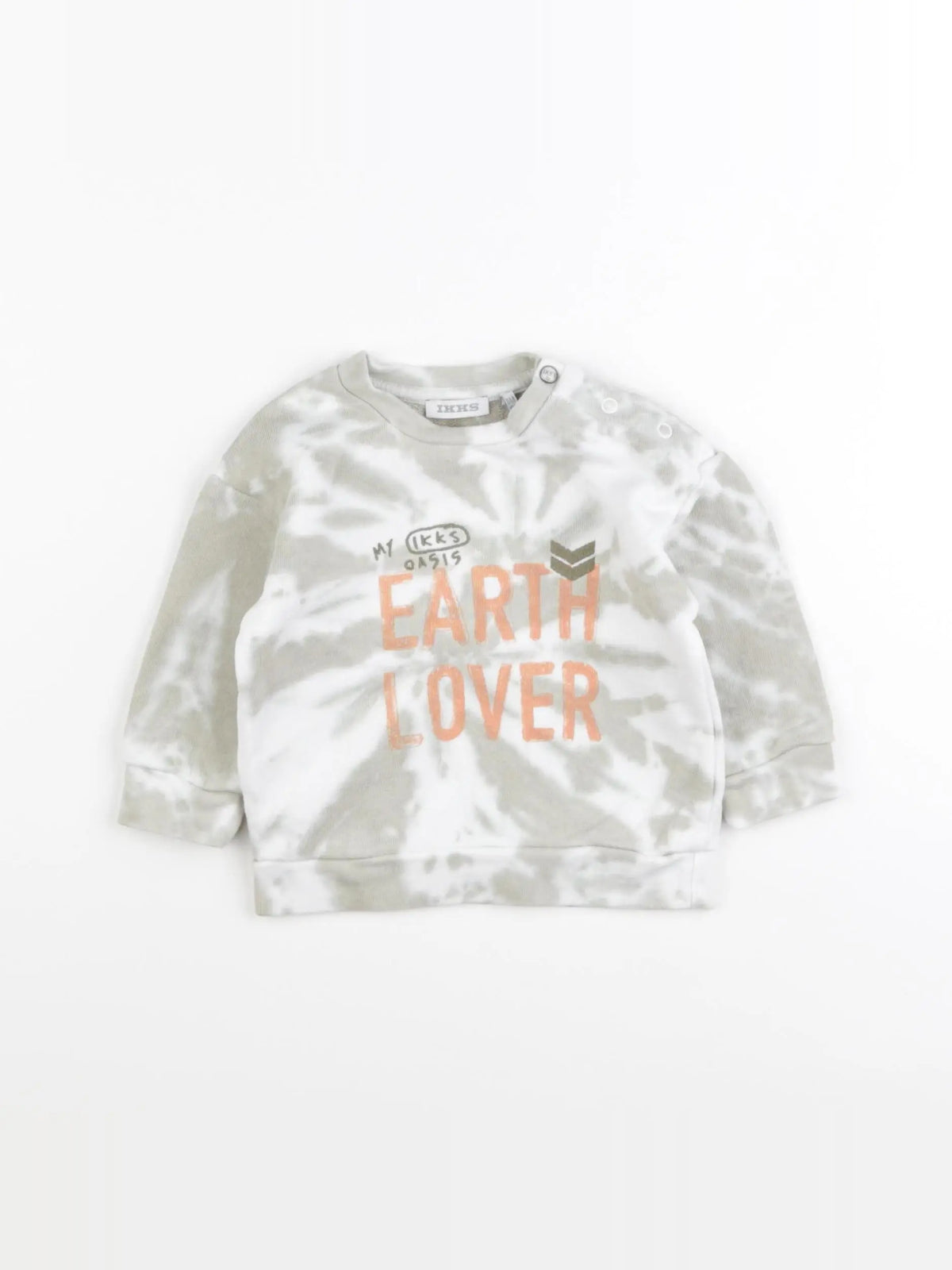 IKKS - sweat vert - 6 mois