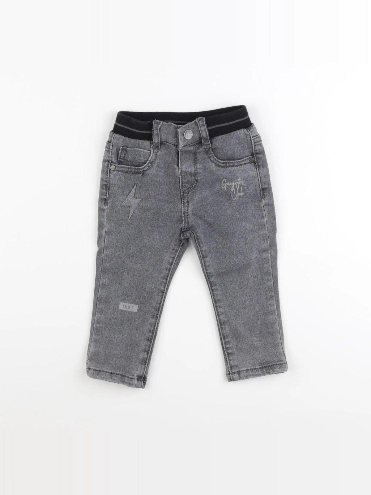 IKKS - jean gris - 12 mois