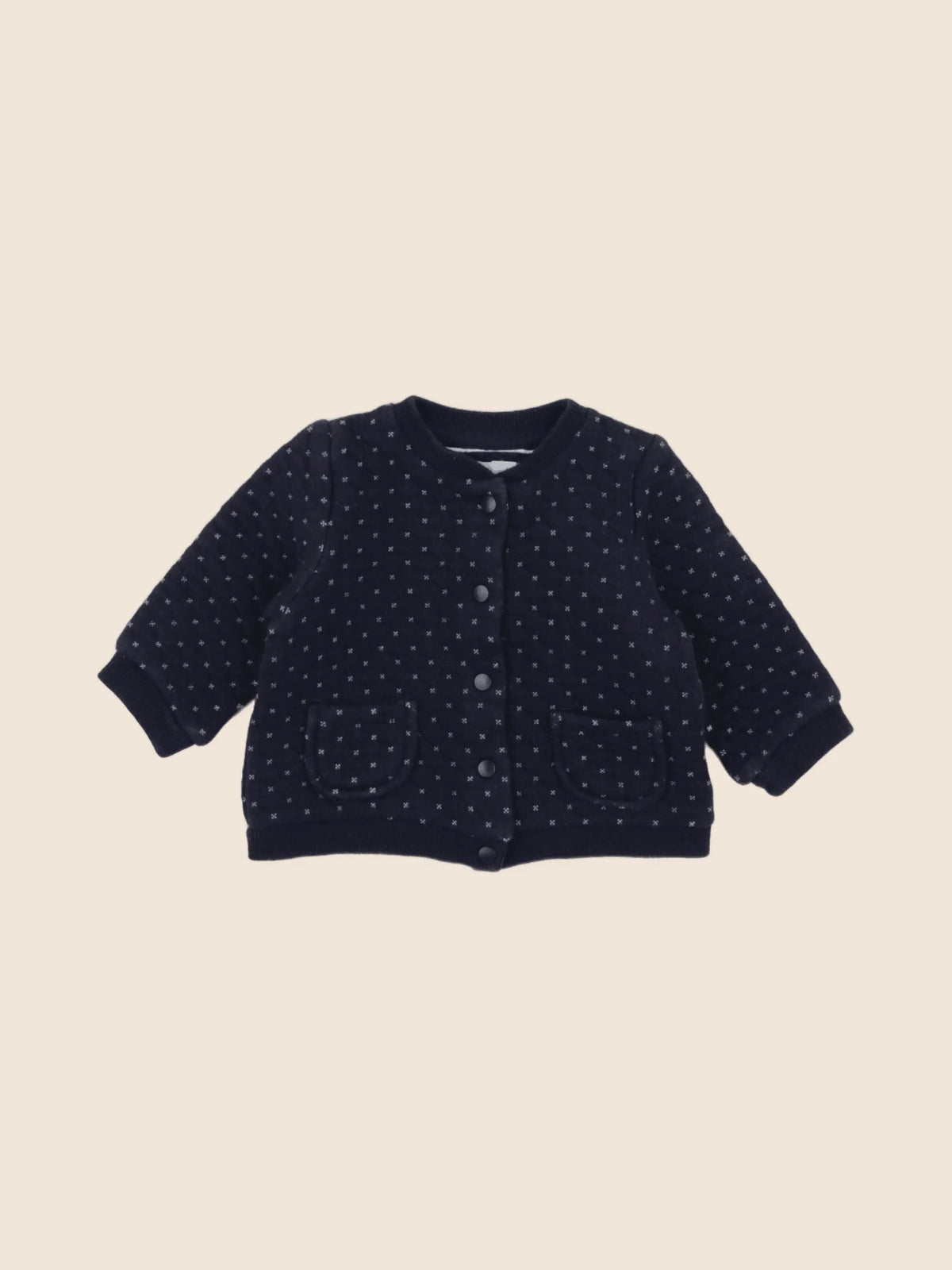 Boutchou - sweat bleu - 6 mois