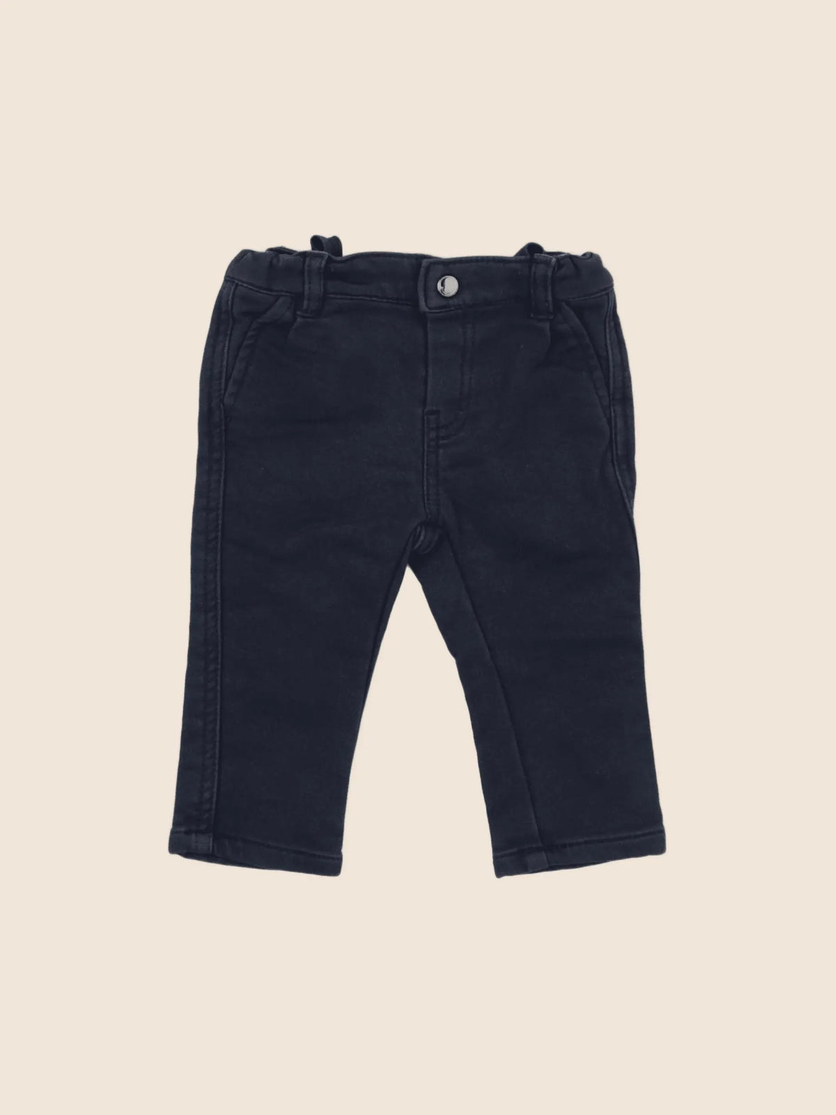 Vertbaudet - pantalon bleu - 6 mois