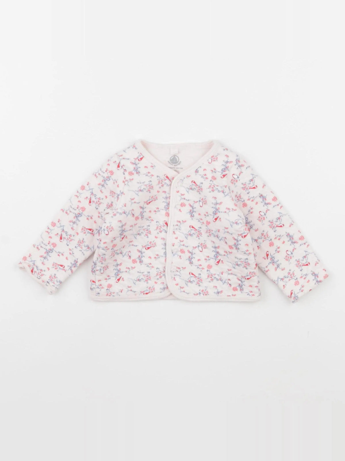 Petit Bateau - sweat rose - 6 mois