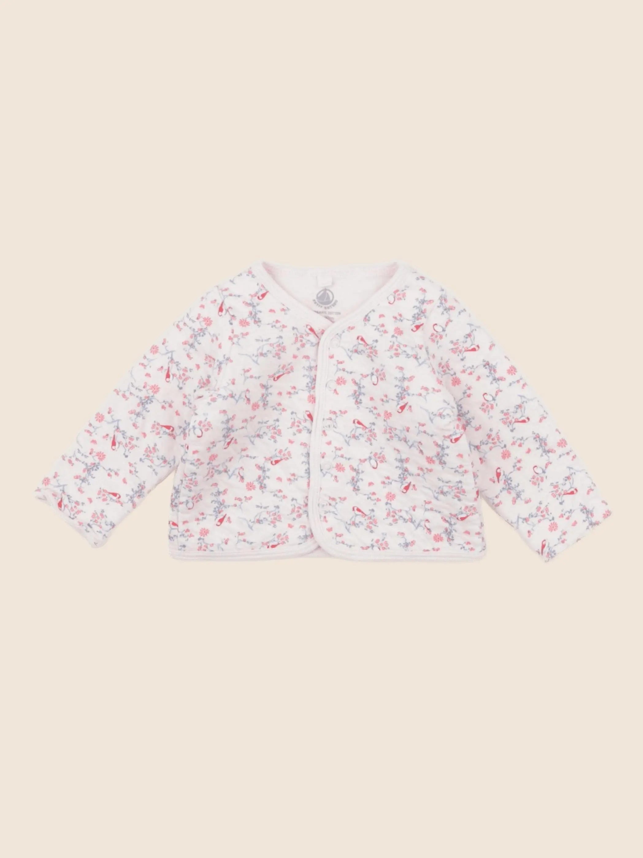 Petit Bateau - sweat rose - 6 mois
