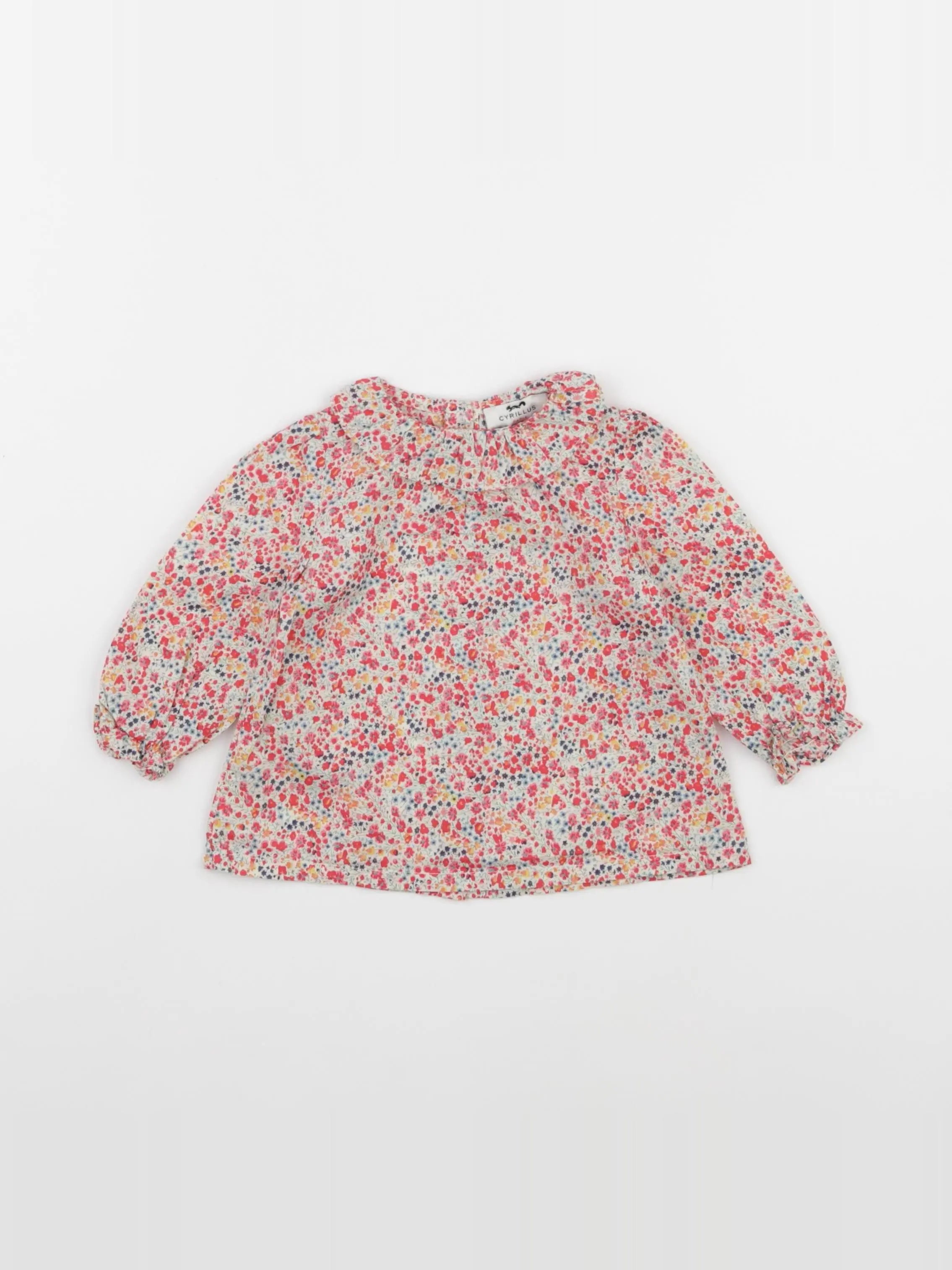 Cyrillus - blouse multicolore - 6 mois