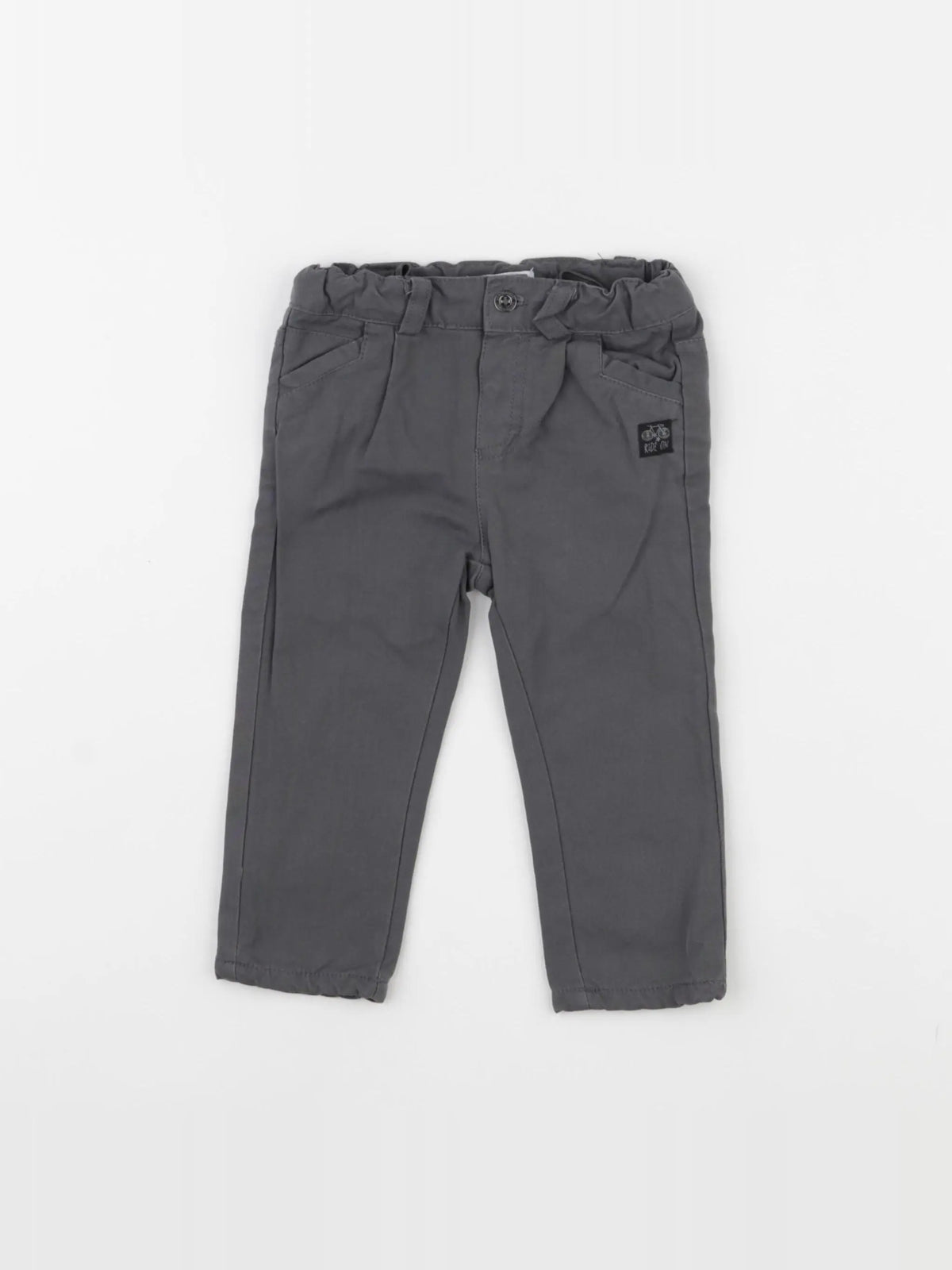 Vertbaudet - pantalon gris - 6 mois