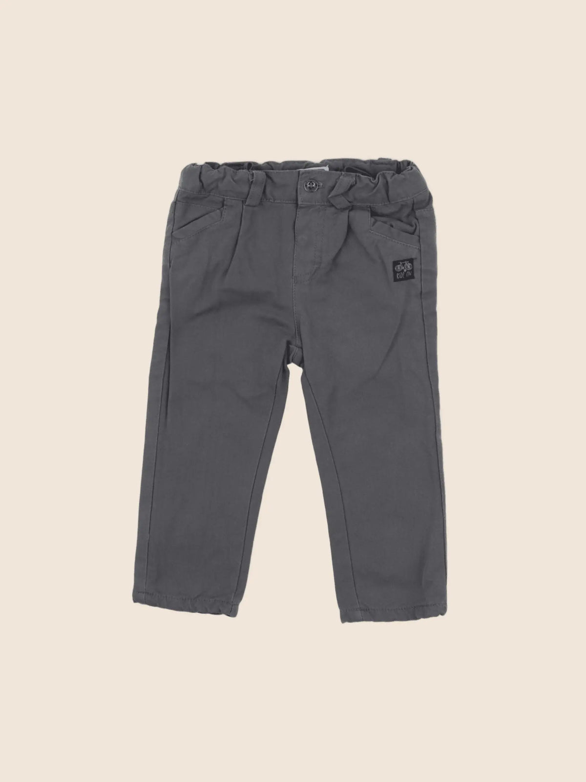 Vertbaudet - pantalon gris - 6 mois